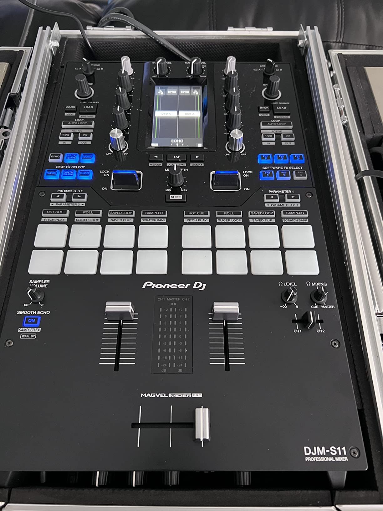 Pioneer DJ DJM-S11 Professional Scratch Style 2-Channel DJ Mixer for Serato DJ Pro or Rekordbox customer photo 1