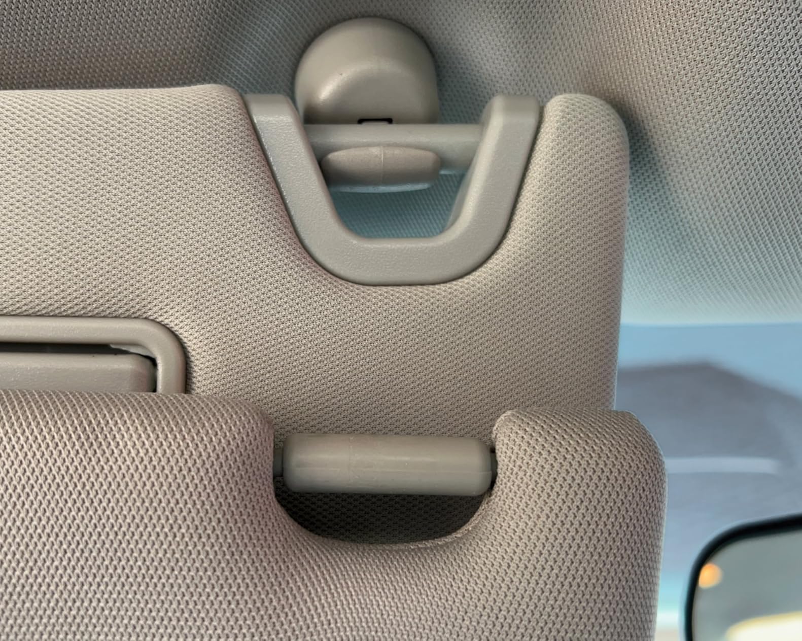 NHILES Left Driver Side Sun Visor Compatible with Nissan Altima 2013-2018 | with Light, Without Sunroof, 96401-3TA2A, Color Gray customer photo 2