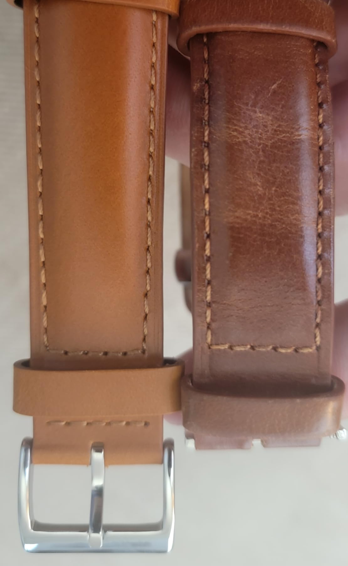 Ritche Christmas Gift Quick Release Leather Watch Bands Genuine Watch Straps for Men Women Top Grain Leather Watch Strap, White Elephant Gifts, Stocking Stuffers for Men, Father's Day gifts customer photo 2
