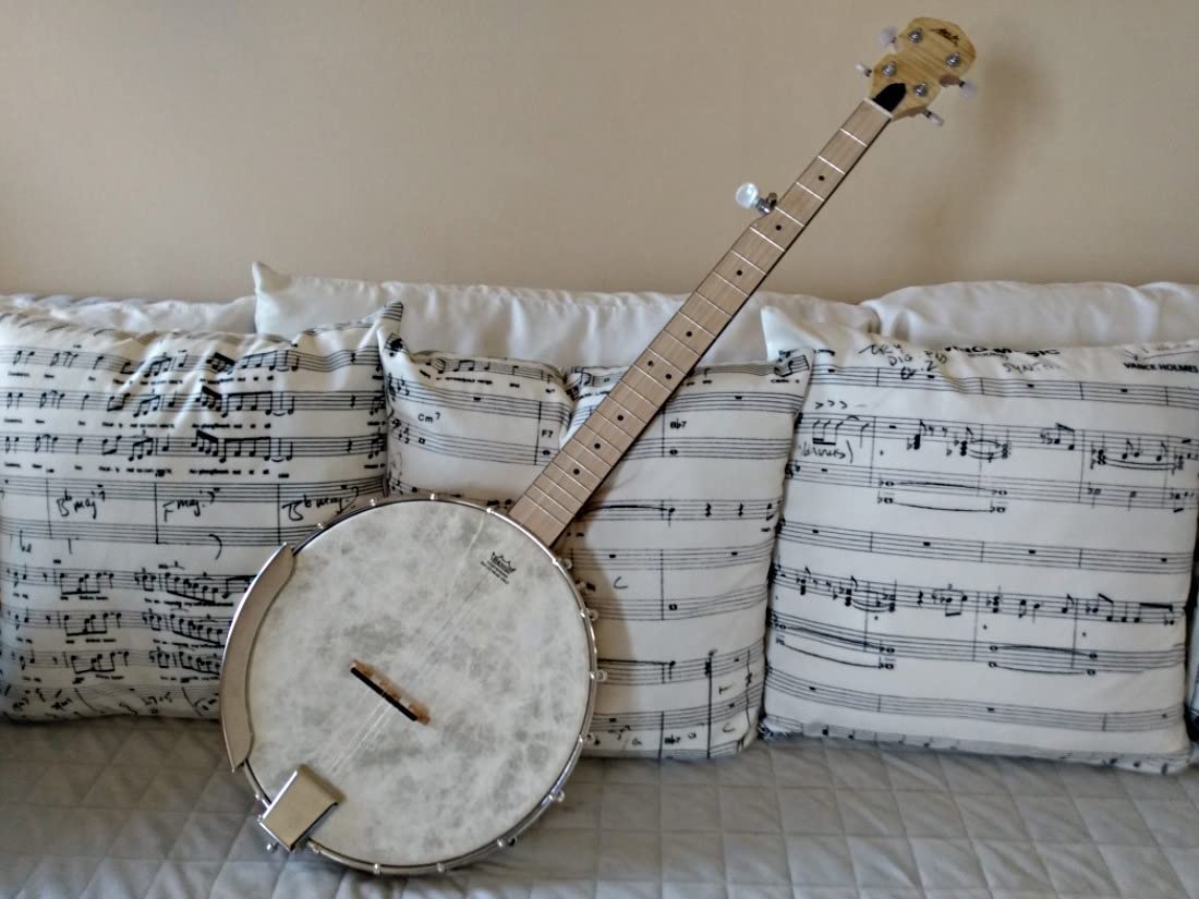 AKLOT 5 String Banjos Full Size Open Back Banjo Adjustable Maple Body Remo Head customer photo 1