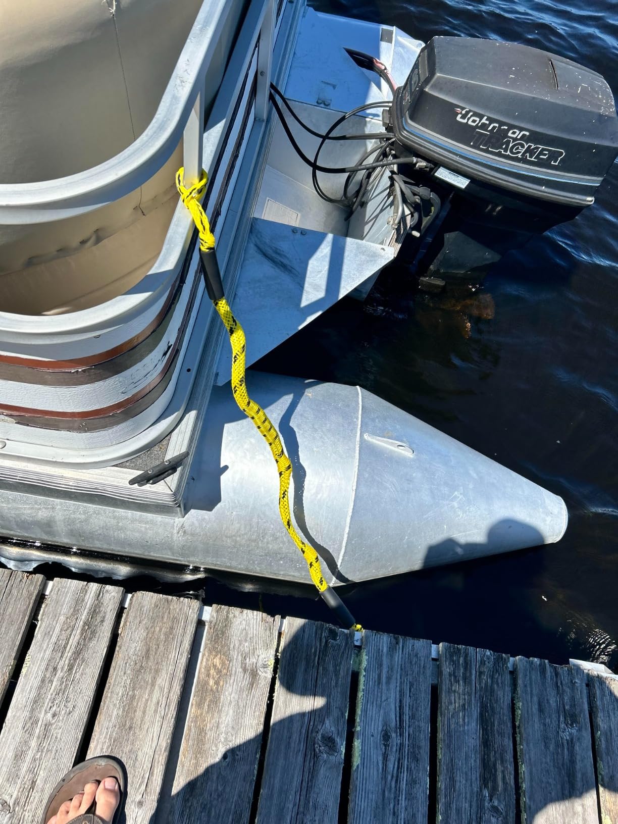 4 Feet Bungee Dock Line Mooring Rope 2-Pack for Docking with Stainless Steel Clip Accessories for Boats PWC, Built in Snubber, Kayak, Watercraft, SeaDoo, Jet Ski, Pontoon, Canoe, Power Boat customer photo 1