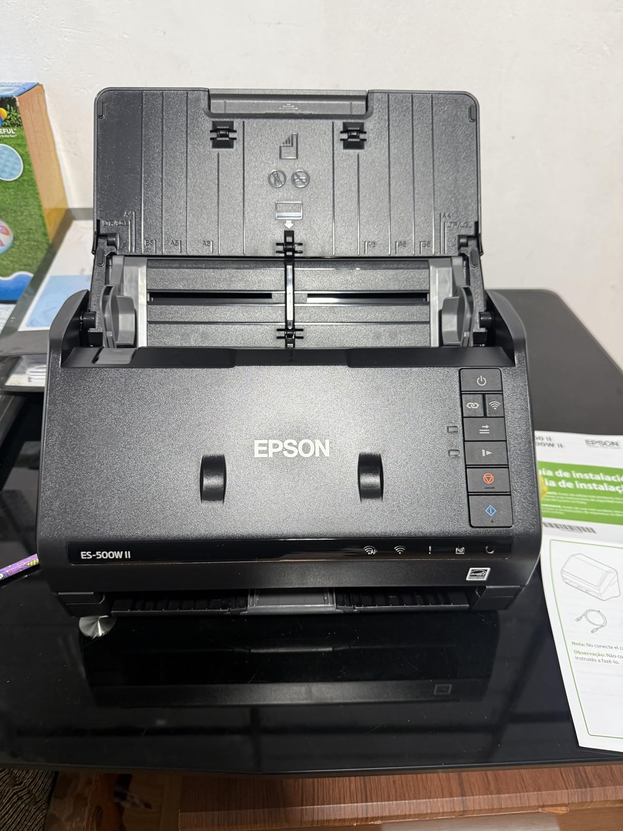 Epson Workforce ES-500W II Wireless Color Duplex Desktop Document Scanner customer photo 1