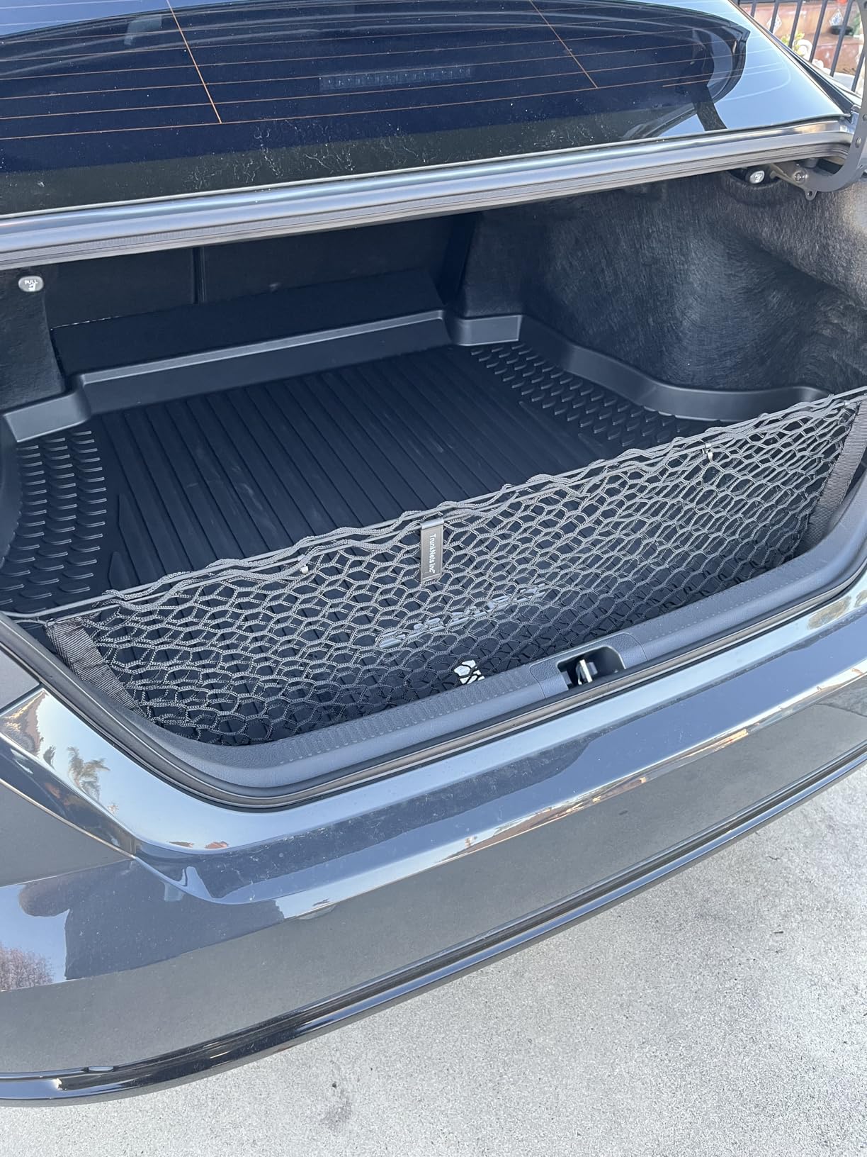 Trunk Envelope Style Mesh Cargo Net for Toyota Camry 2018-2026, Premium Trunk Organizer and Storage, Cargo Net for Sedan customer photo 1
