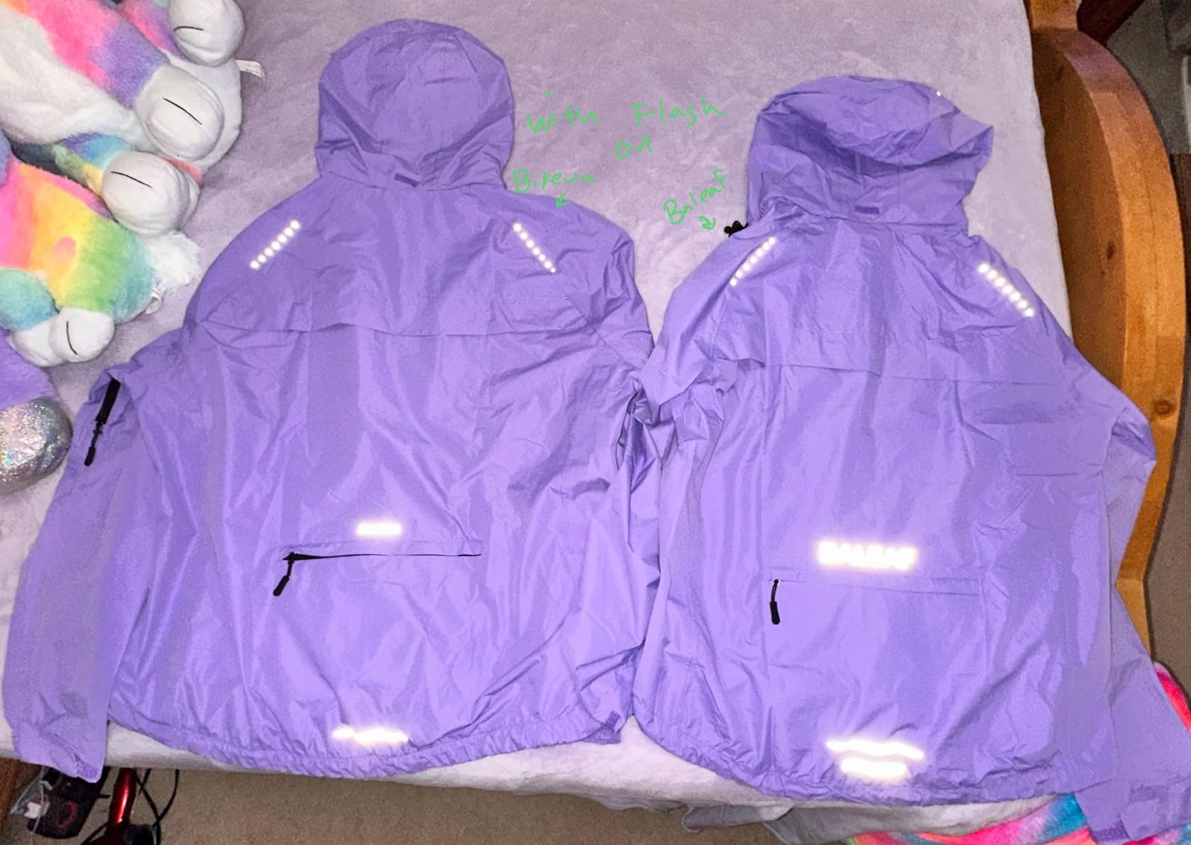 baleaf Packable Rain Jacket Women Waterproof Lightweight Jackets Hooded customer photo 2