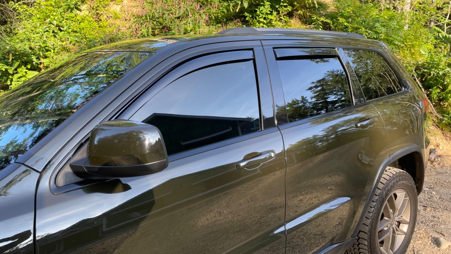 Voron Glass in-Channel Extra Durable Rain Guards for Jeep Grand Cherokee 2011-2021, Window Deflectors, Vent Window Visors, 4 Pieces - 220125 customer photo 1