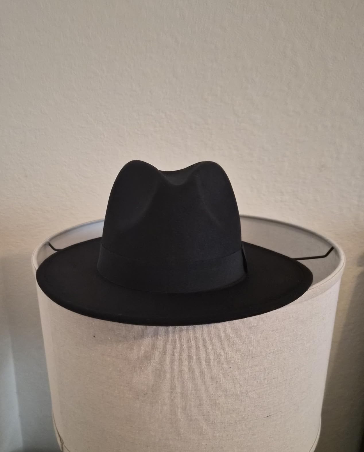 Trendy Fedora Hats for Men & Women Wide Brim Felt Hat Dress Panama Hat Two Tone Fedora customer photo 1