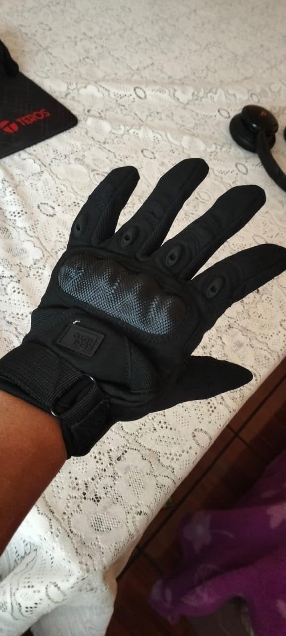 KEMIMOTO Tactical Gloves for Men, Touchscreen Motorcycle Gloves with Hard Shell & Palm Padding for Sports Motorcycle Cycling Tactical Airsoft Paintball Hunting Hiking Camping Climbing customer photo 1
