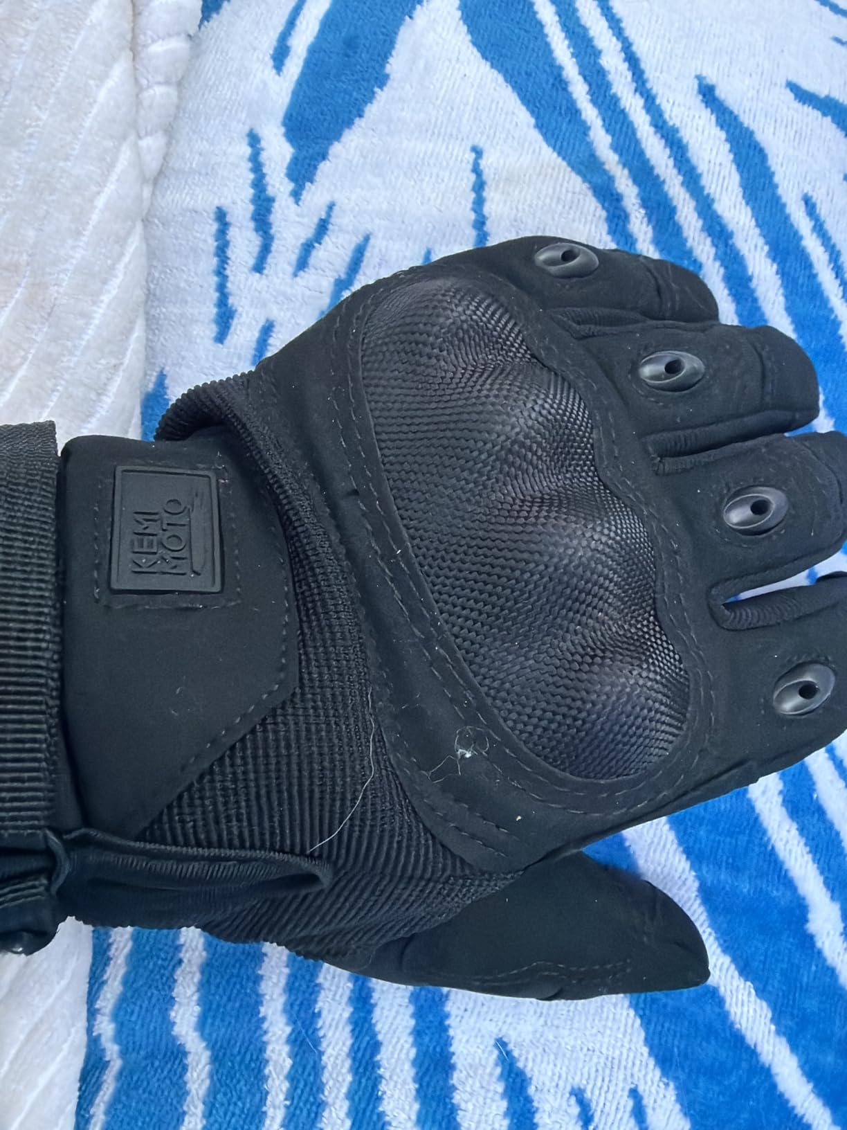KEMIMOTO Tactical Gloves for Men, Touchscreen Motorcycle Gloves with Hard Shell & Palm Padding for Sports Motorcycle Cycling Tactical Airsoft Paintball Hunting Hiking Camping Climbing customer photo 2