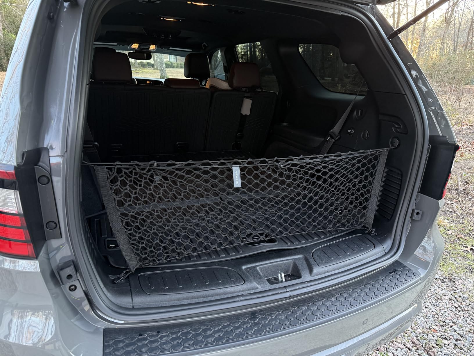 Envelope Style Trunk Mesh Cargo Net for Dodge Durango SXT GT SRT 1998-2026 - Car Accessories - Premium Trunk Organizers and Storage - Cargo Net for SUV - Vehicle Carrier Organizer for Dodge Durango customer photo 1