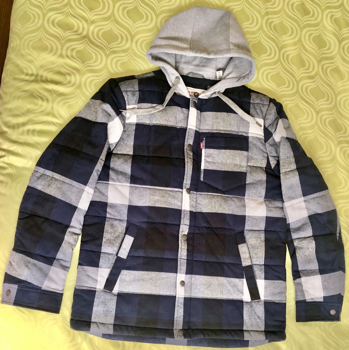 Levi's mens Plaid Sherpa Lined Hooded Shirt Jacket (Regular & Big & Tall Sizes) customer photo 2