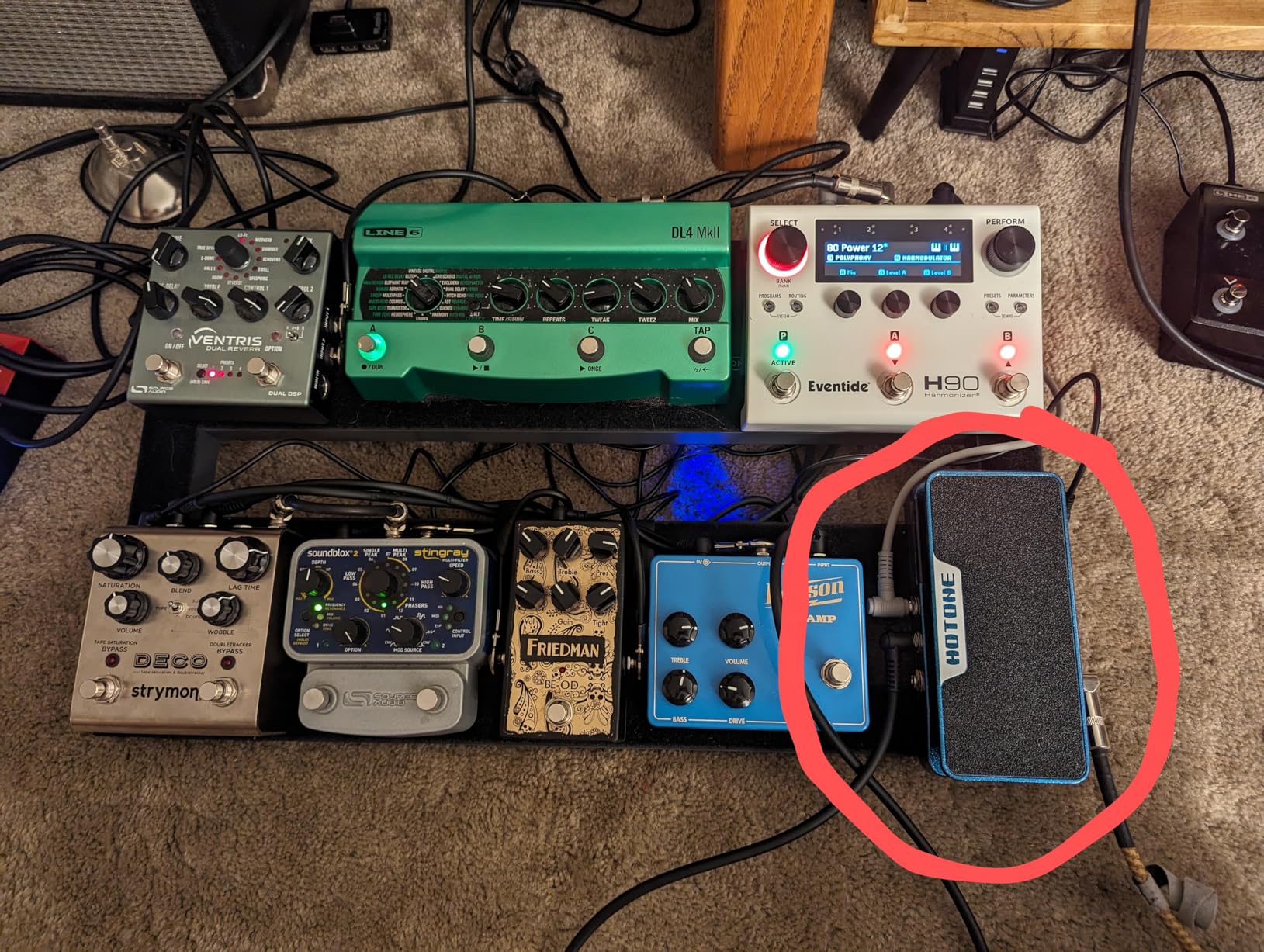 Hotone Wah Active Volume Passive Expression Guitar Effects Pedal Switchable Soul Press II 4 in 1 customer photo 1