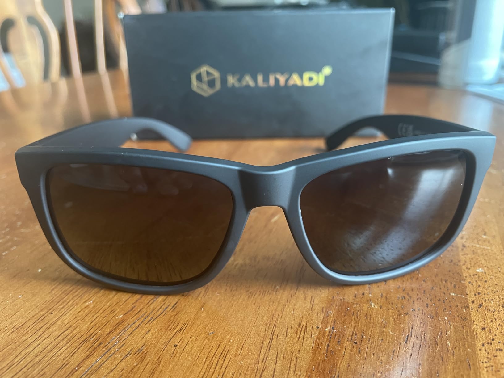 KALIYADI Sunglasses Men Polarized Sun glasses for Mens Womens Classic Matte Black Frame UV Protection 3pack customer photo 1