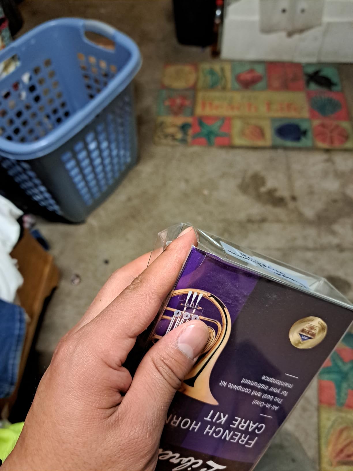 French Horn ALL-INCLUSIVE Cleaning & Care Kit with Instructions: Valve Oil + Slide Grease + Cleaning Cloth + Mouthpiece & Bore Brushes customer photo 1