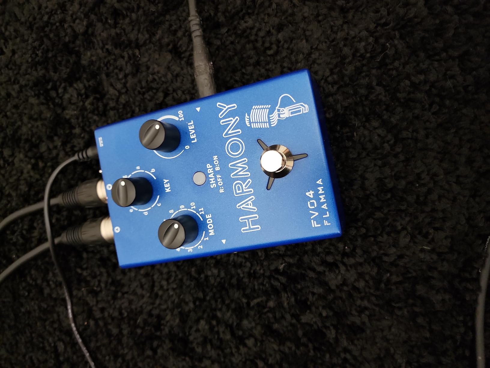 FLAMMA FV04 Vocal Harmony Pedal Vocal Effects Processor Stompbox Voice Mic Harmonizer with Reverb 12 Pitches with 11 Different Harmony Modes customer photo 2