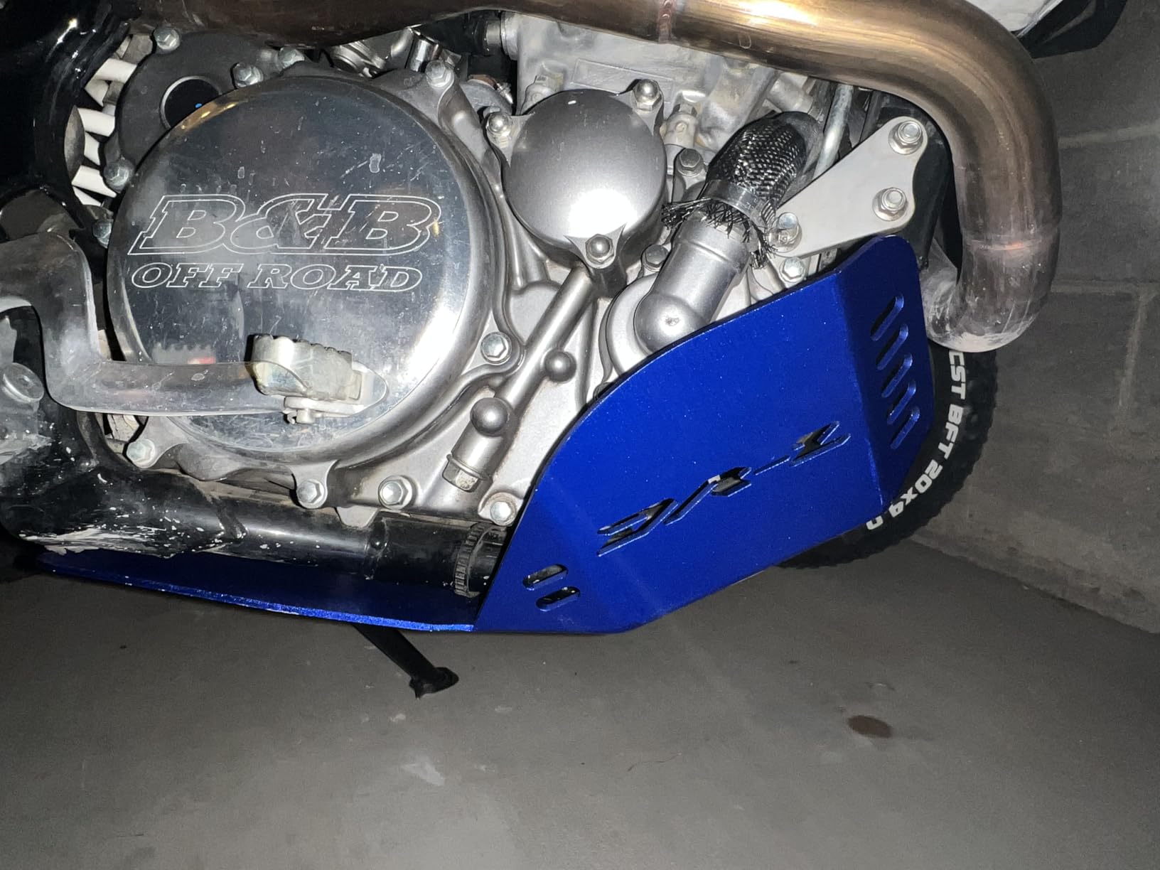 Dirt Bike Front Skid Plate Lower Engine Guard Cover Protector Compatible with Suzuki DR-Z DRZ 400SM / DR-Z DRZ 400E / DR-Z DRZ 400S 2005-2024 (Silver) customer photo 1