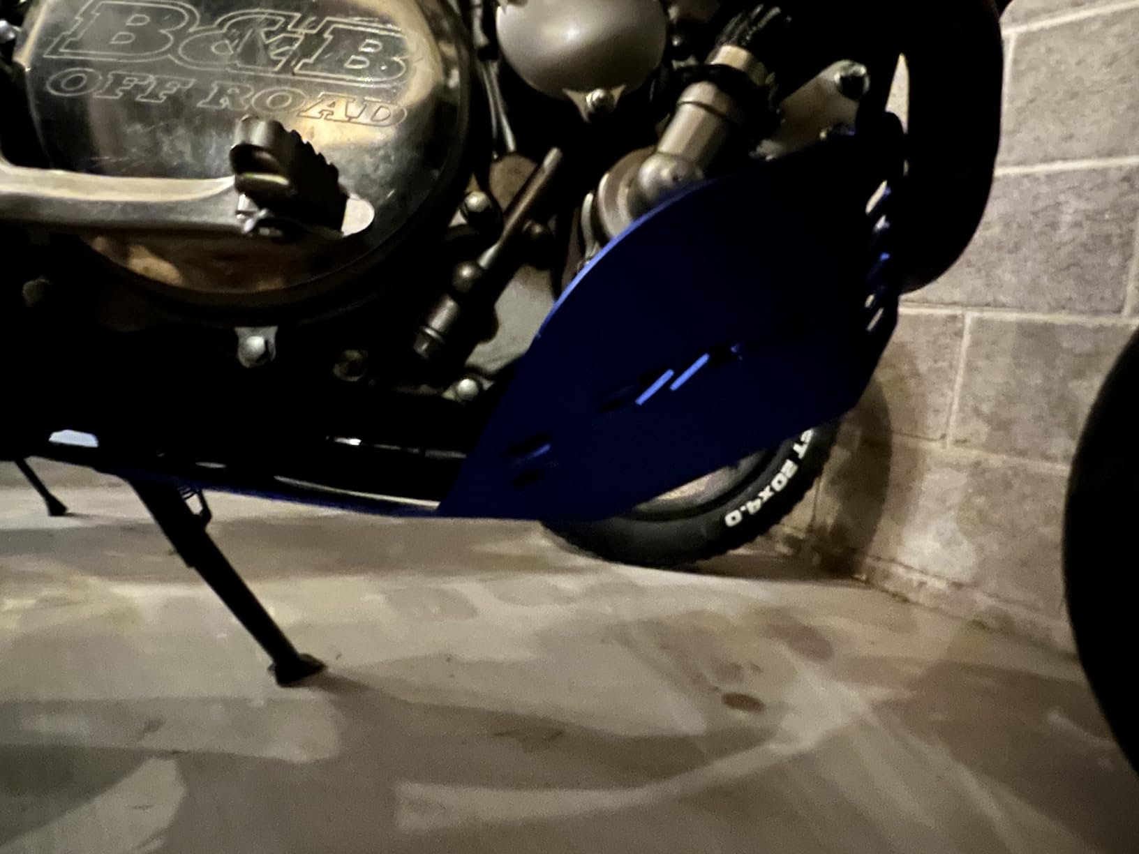 Dirt Bike Front Skid Plate Lower Engine Guard Cover Protector Compatible with Suzuki DR-Z DRZ 400SM / DR-Z DRZ 400E / DR-Z DRZ 400S 2005-2024 (Silver) customer photo 2