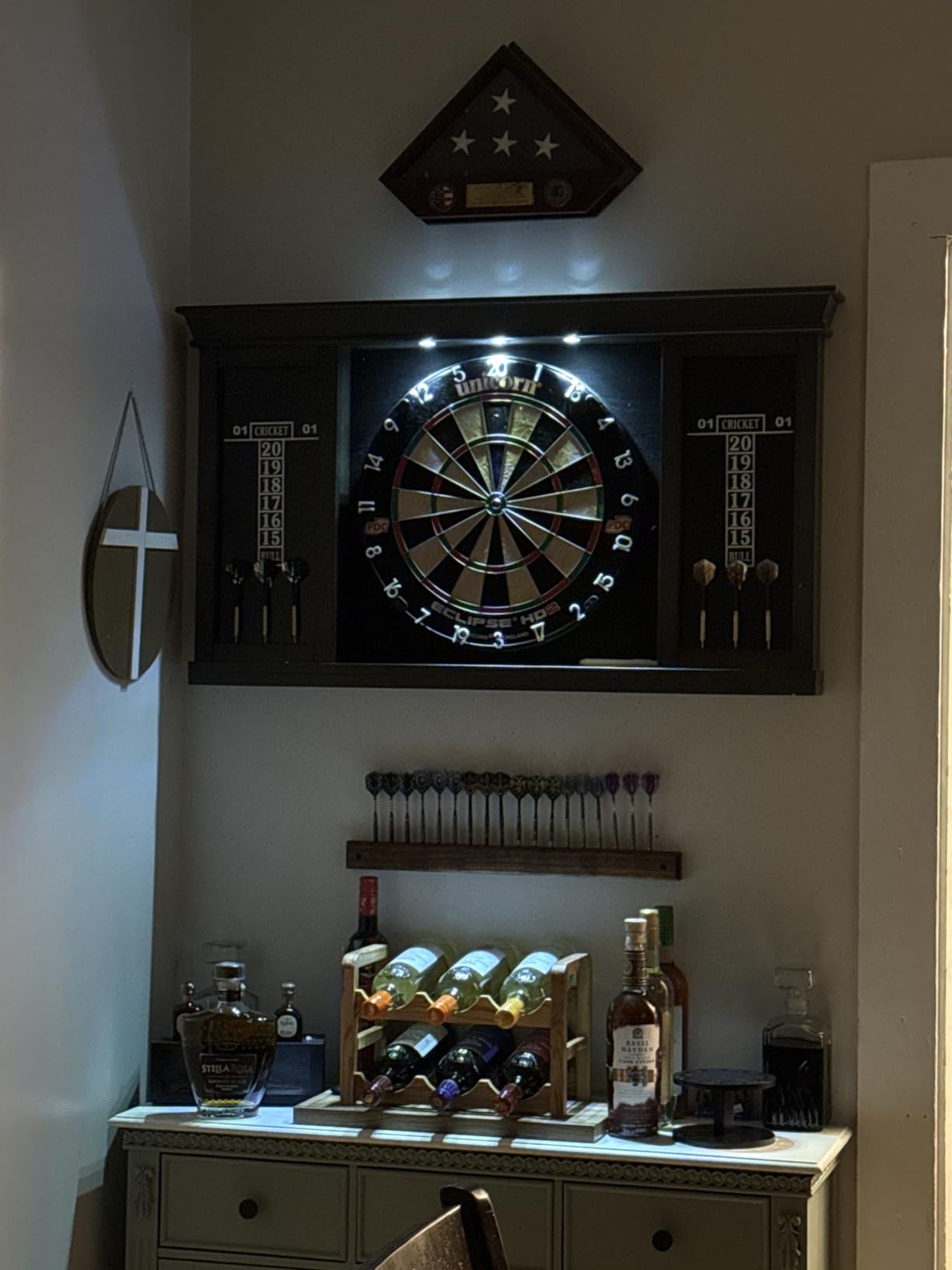 Barrington Official Size Dartboard Multiple Styles Pre-Assembled Pub Style Wood Dartboard Collection customer photo 1