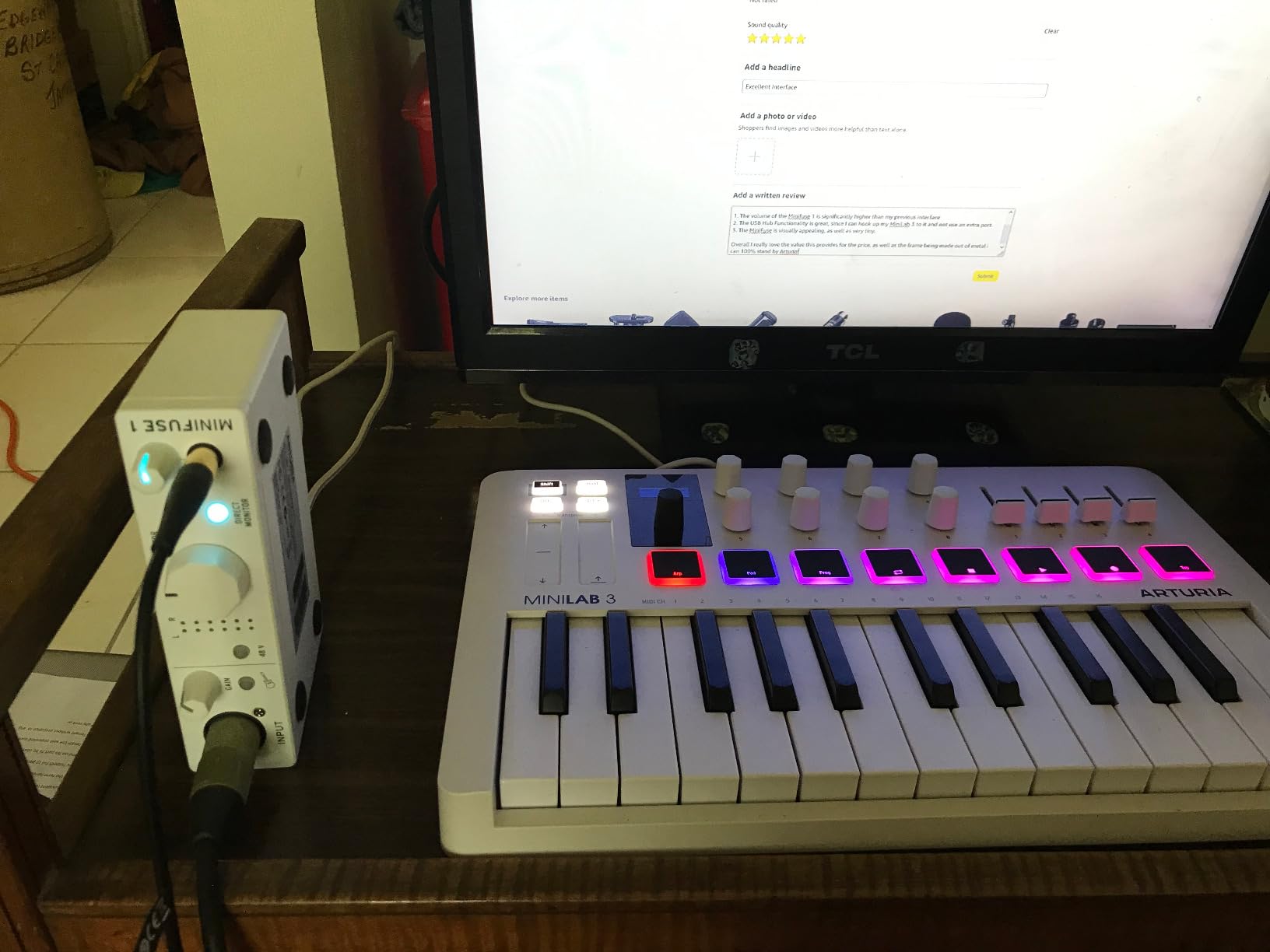 Arturia MiniFuse USB Audio & MIDI Interface, MiniFuse 1 customer photo 2
