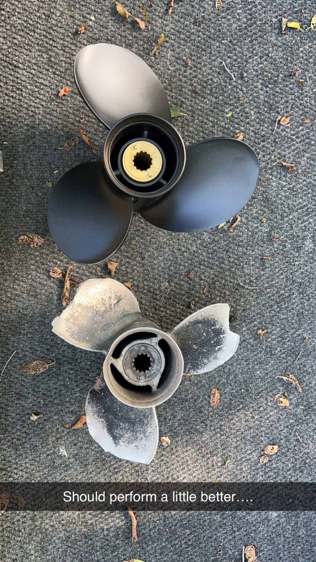 VIF Jason Marine Upgrade OEM 13 Spline Tooth Aluminum Outboard Propeller for Mercury Engines 30-70hp customer photo 2