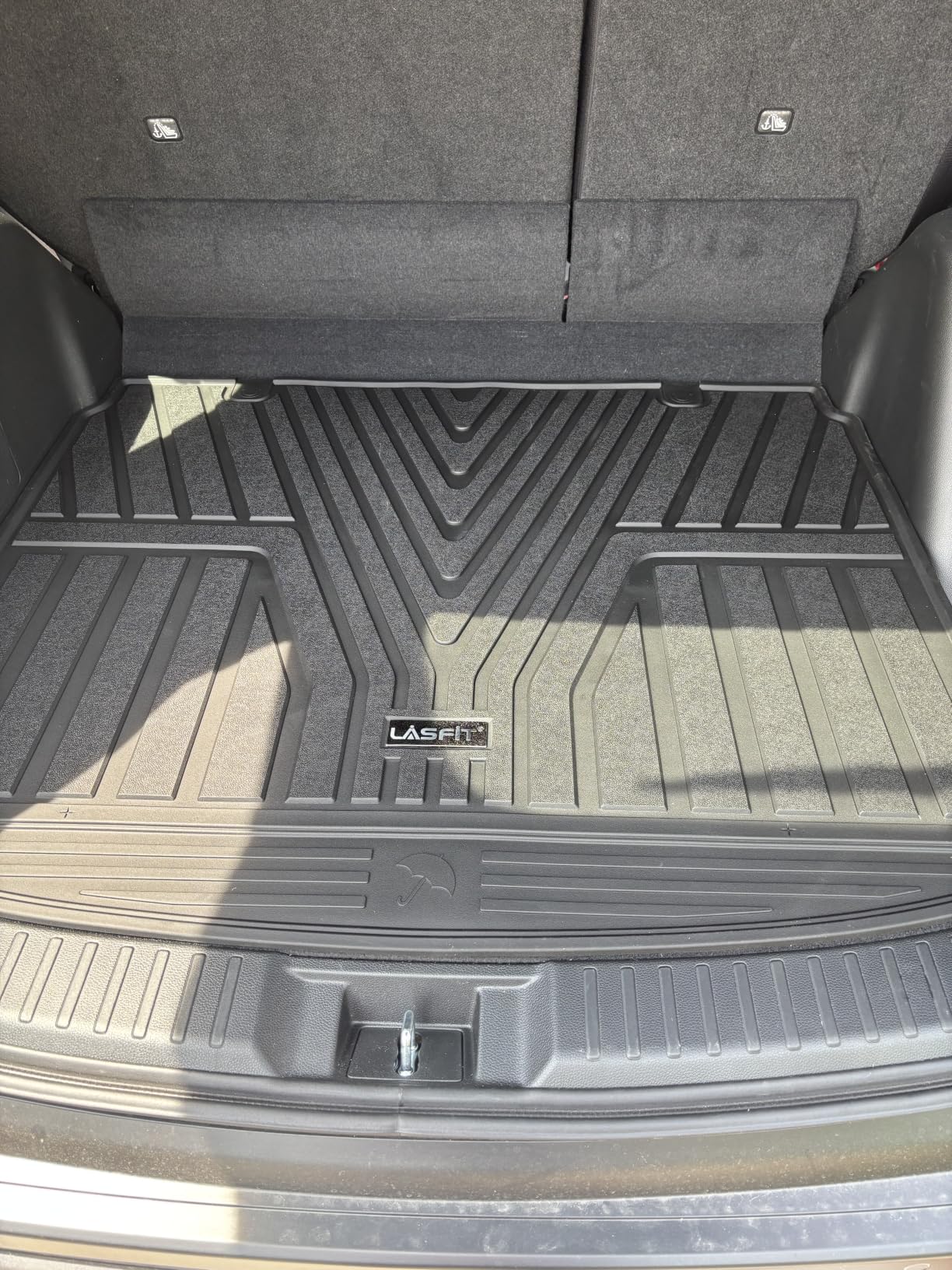 LASFIT Floor Mats for Honda Civic 2022-2025 2026 Sedan Hatchback Si (Include Sport), with&w/o USB Port | for Acura Integra 2023-2026, All Weather Car Floor Liners, 1st & 2nd Row, Black customer photo 2