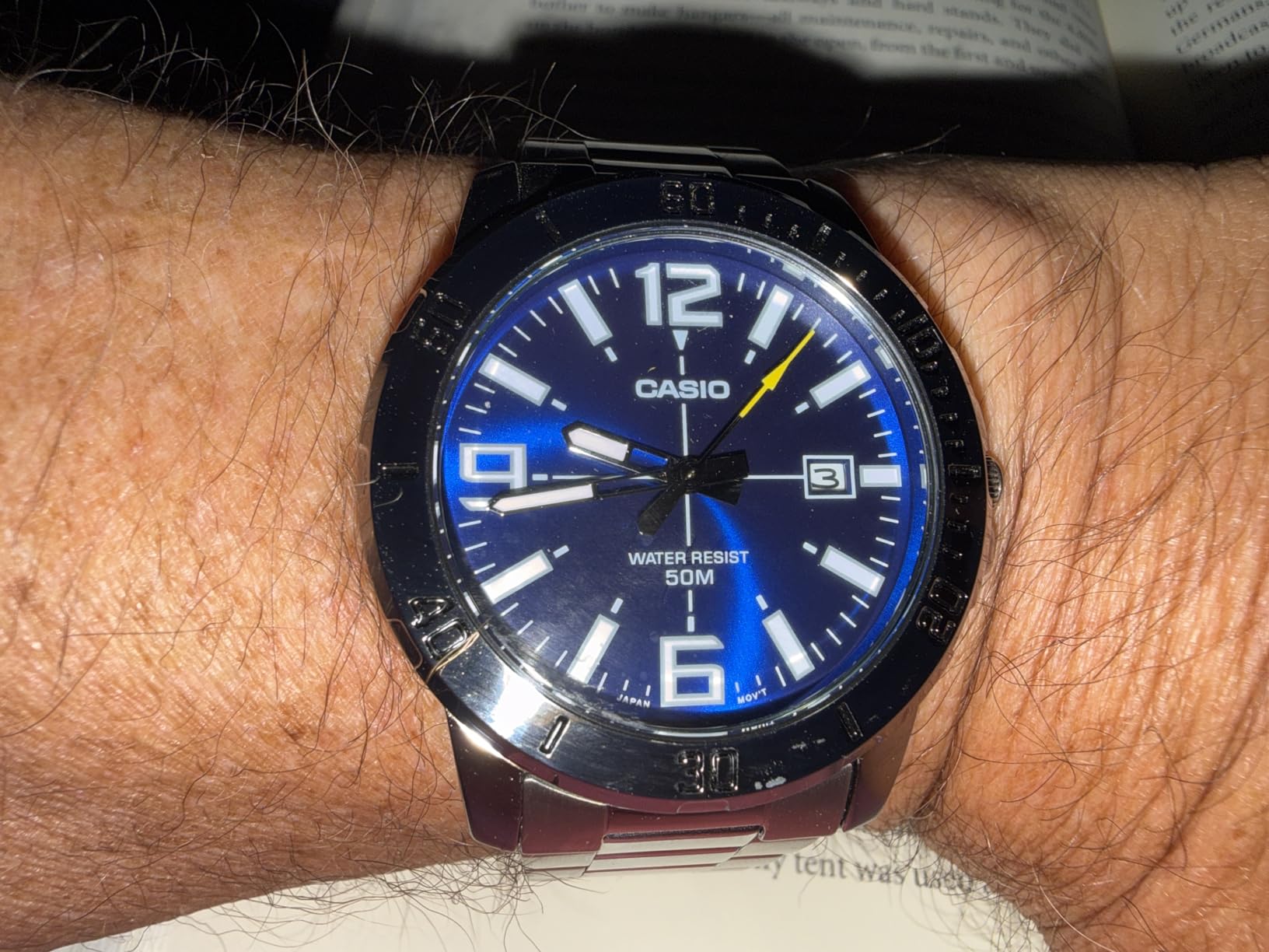 Men's Diver Style Stainless Steel Watch customer photo 1
