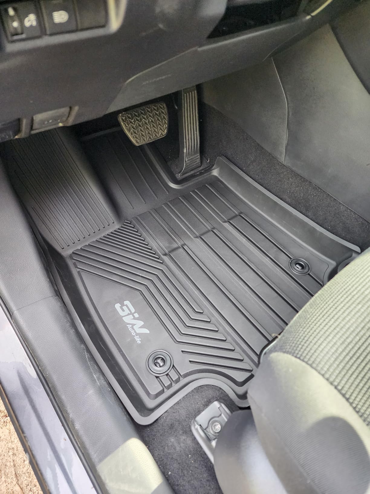 3W Floor Mats & Trunk Mat for Toyota Sienna 2021-2026 LE/XLE (Only for 8 Seat), TPE All Weather Custom Fit Floor Liner for Sienna 1st, 2nd and 3rd Row and Cargo Mat, Black customer photo 1