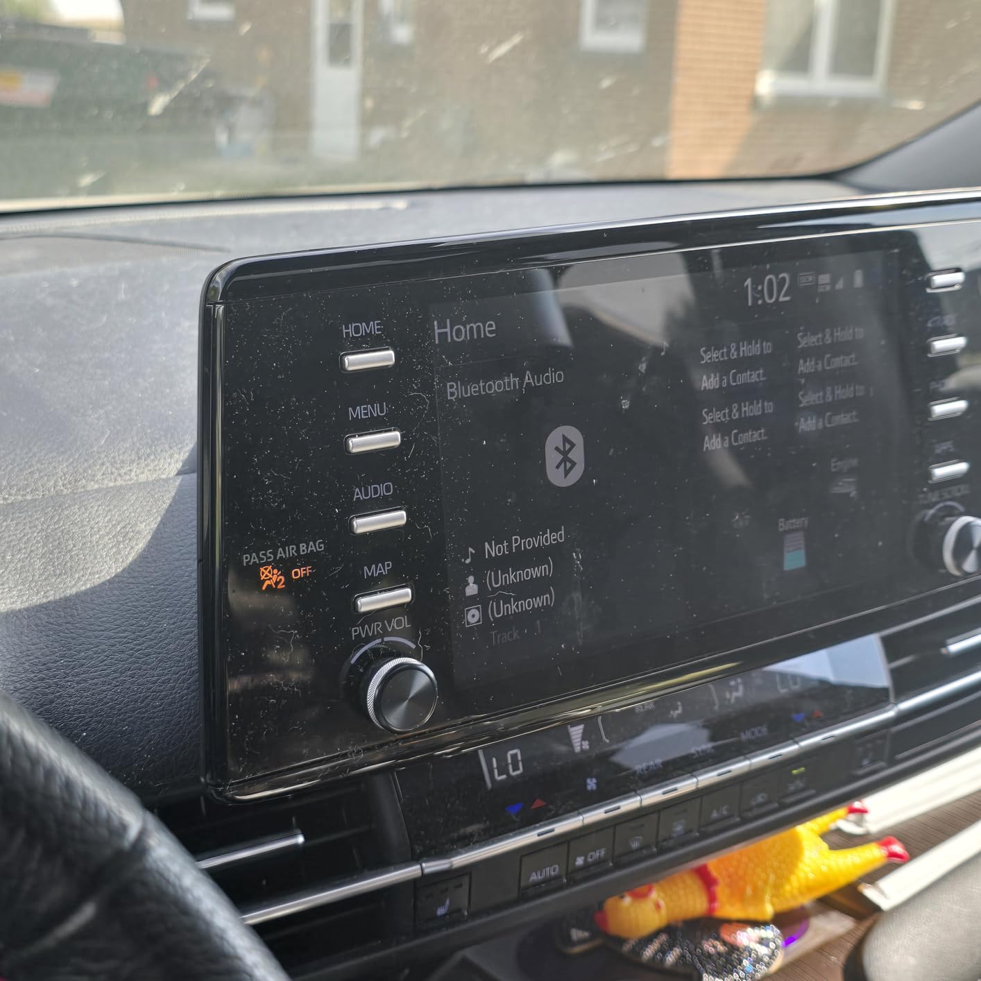 Ecarzo Dash Tray Phone Holder Compatible with 2021-2024 Toyota Sienna Interior Accessories, Hidden Storage Organizer Behind Screen Sunglass Tissue Holder customer photo 2