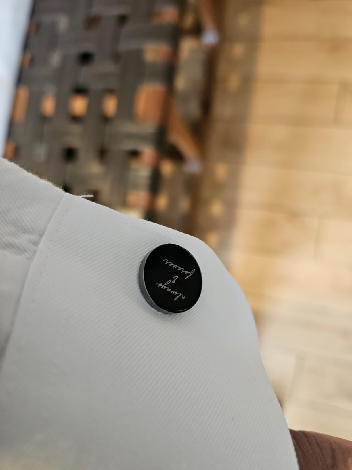 MUUJEE Cufflinks with Engraved Wood Gift Box customer photo 1