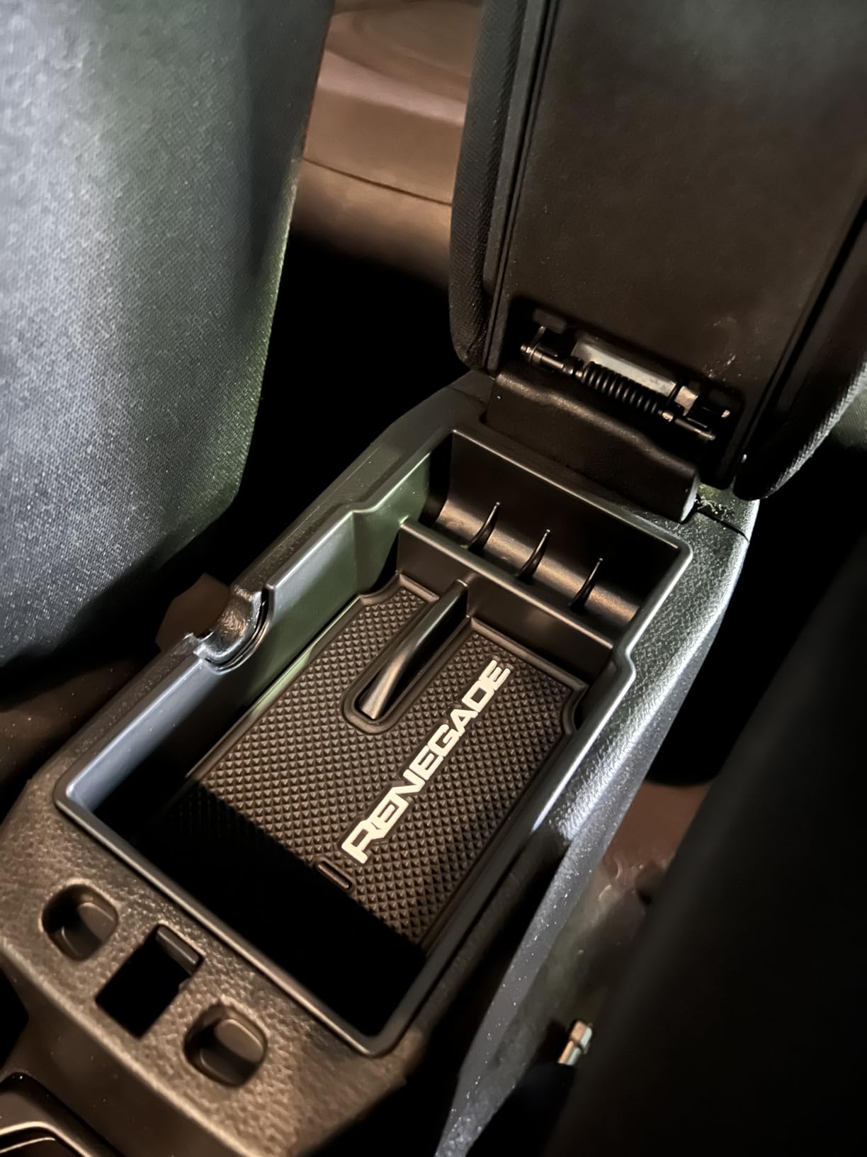 EDBETOS Center Console Organizer Tray Compatible with Jeep Renegade 2015-2023 Armrest Glove Box Secondary Storage customer photo 1