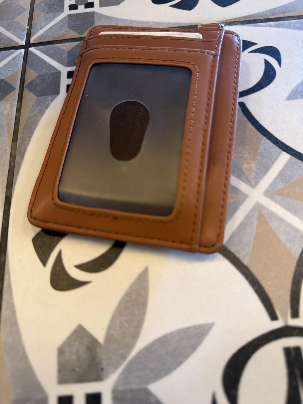 Slim Minimalist Wallet RFID Credit Card Holder for Men customer photo 2