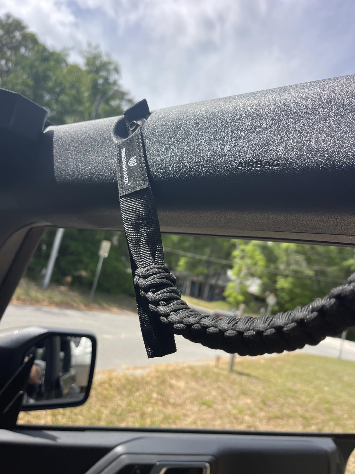 SEVEN SPARTA 4 Pack Roll Bar Grab Handles Compatible with Ford Bronco 2021-2026 2/4 Door, Paracord Grip Handle, Replacement for Bronco Interior Accessories (Not Compatible with Bronco Sport) customer photo 1