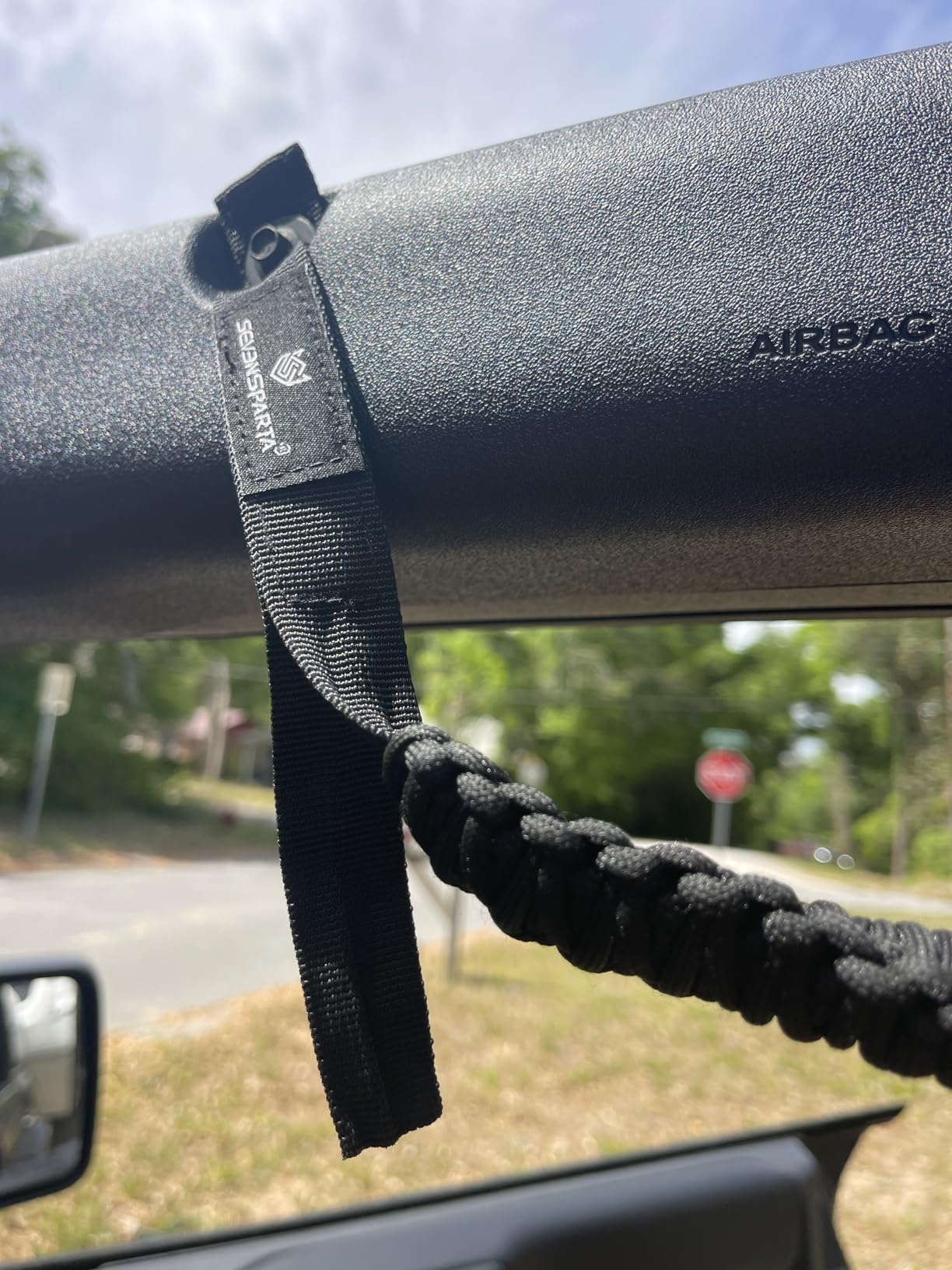 SEVEN SPARTA 4 Pack Roll Bar Grab Handles Compatible with Ford Bronco 2021-2026 2/4 Door, Paracord Grip Handle, Replacement for Bronco Interior Accessories (Not Compatible with Bronco Sport) customer photo 2