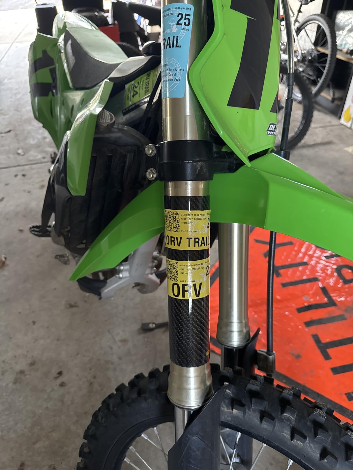 Carbon Fiber Motorcycle Front Shock Fork Guard Cover Wrap Shock Absorber Guard Gaiters Gators Boots Adjustable 2Pcs Universal for Dirt Bike-225MM customer photo 1