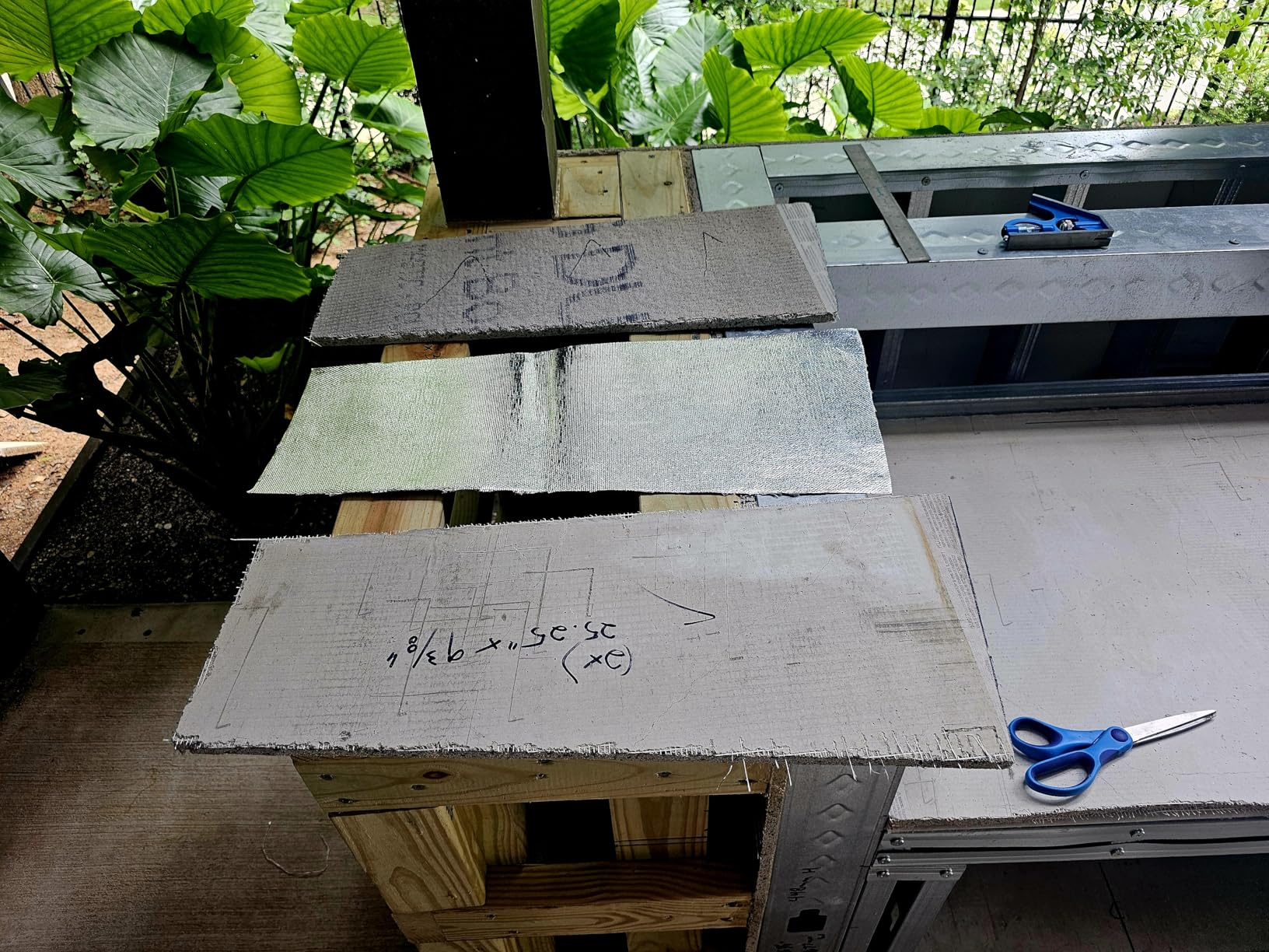 FLASLD Aluminized Heat Shield Thermal Barrier Adhesive Backed Heat Sleeve Up to 2000 Degrees Fahrenheit (12'' X 40'') customer photo 1