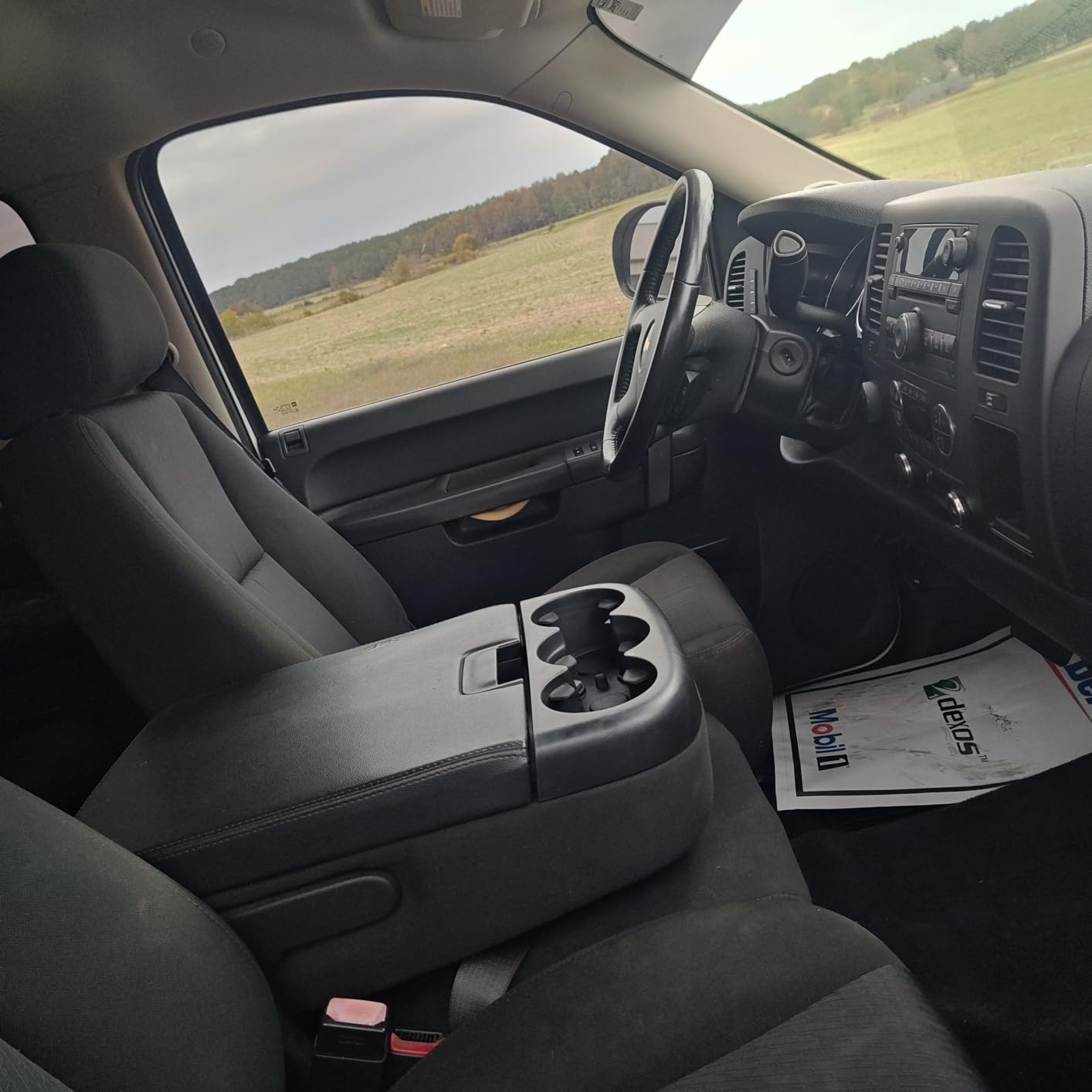 Huidasource Grand Cherokee Seat Covers, Waterproof Leather Customized Car Seat Cushion Covers, Full Set Seat Protectors Compatible with Jeep Grand Cherokee 2011-2022 (5 Pcs Full Set/Black) customer photo 1