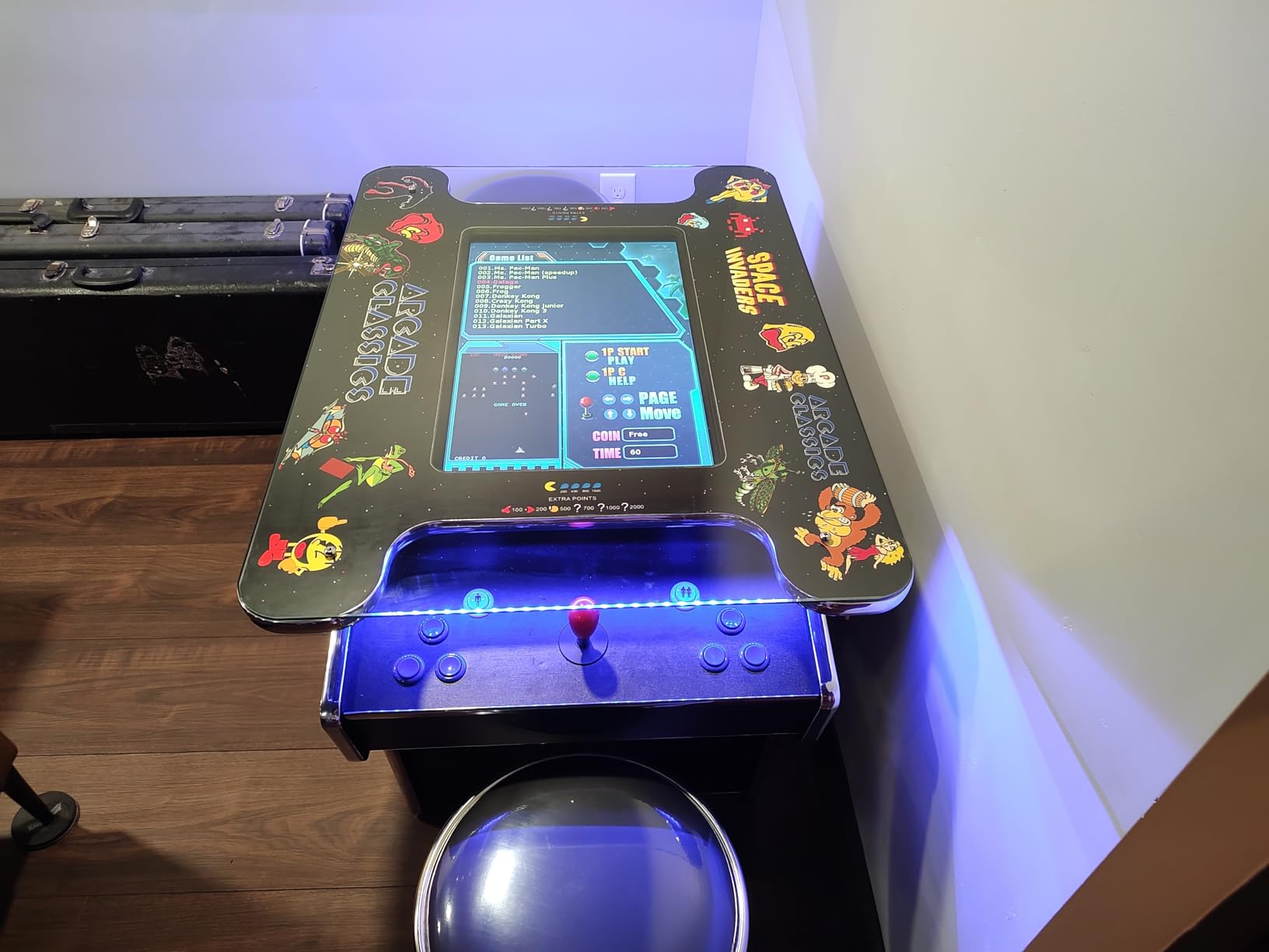 TOP US VIDEO ARCADES Full Size Commercial Grade Cocktail Arcade Machine 2 Player Retro 412 Games 22