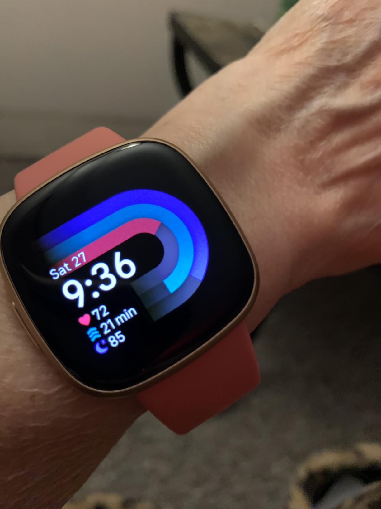 Google Fitbit Versa 4 Fitness Smartwatch with Daily Readiness - 3-Month Google Health Premium Membership Included - GPS, 24/7 Heart Rate, 40+ Exercise Modes, Sleep Tracking - Black/Graphite customer photo 1