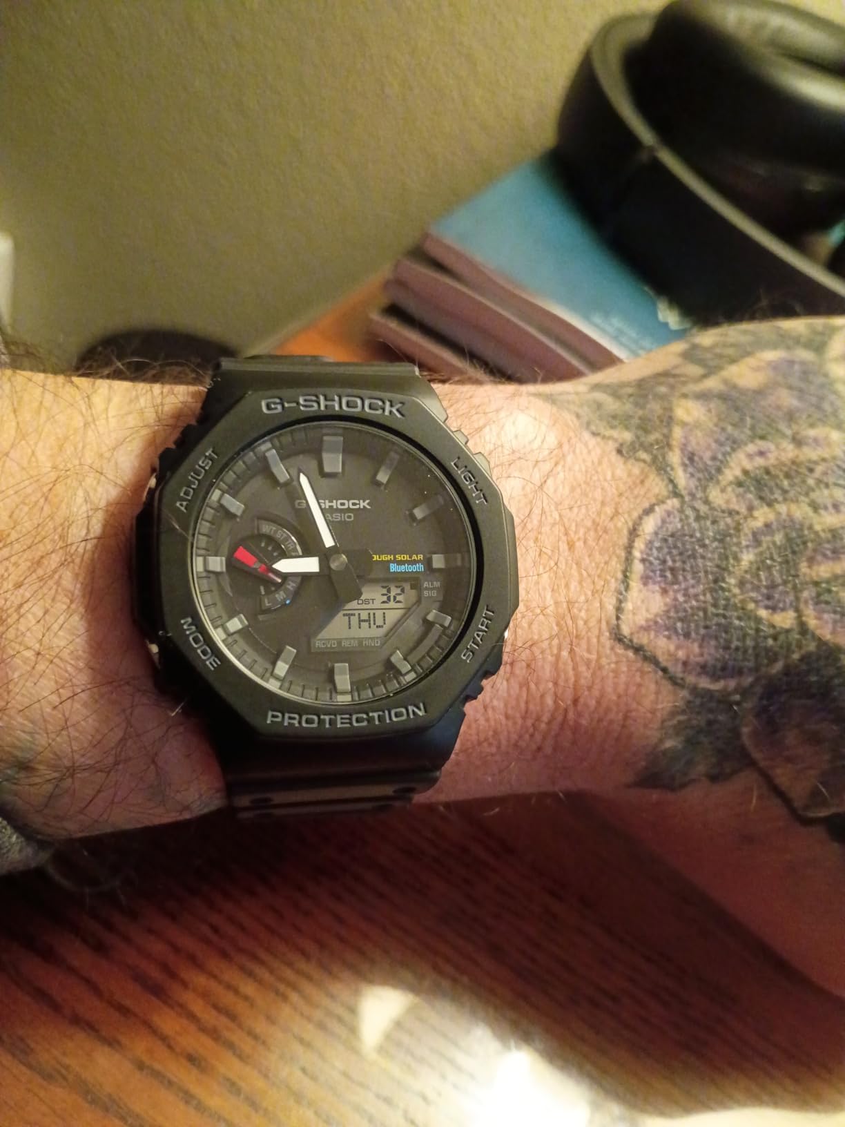 G-Shock Casio Analog-Digital Tough Solar Connected Black Watch | GAB2100-1A customer photo 1