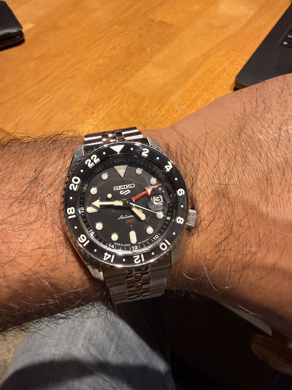 Seiko SSK001 Automatic Watch for Men - 5 Sports GMT customer photo 1