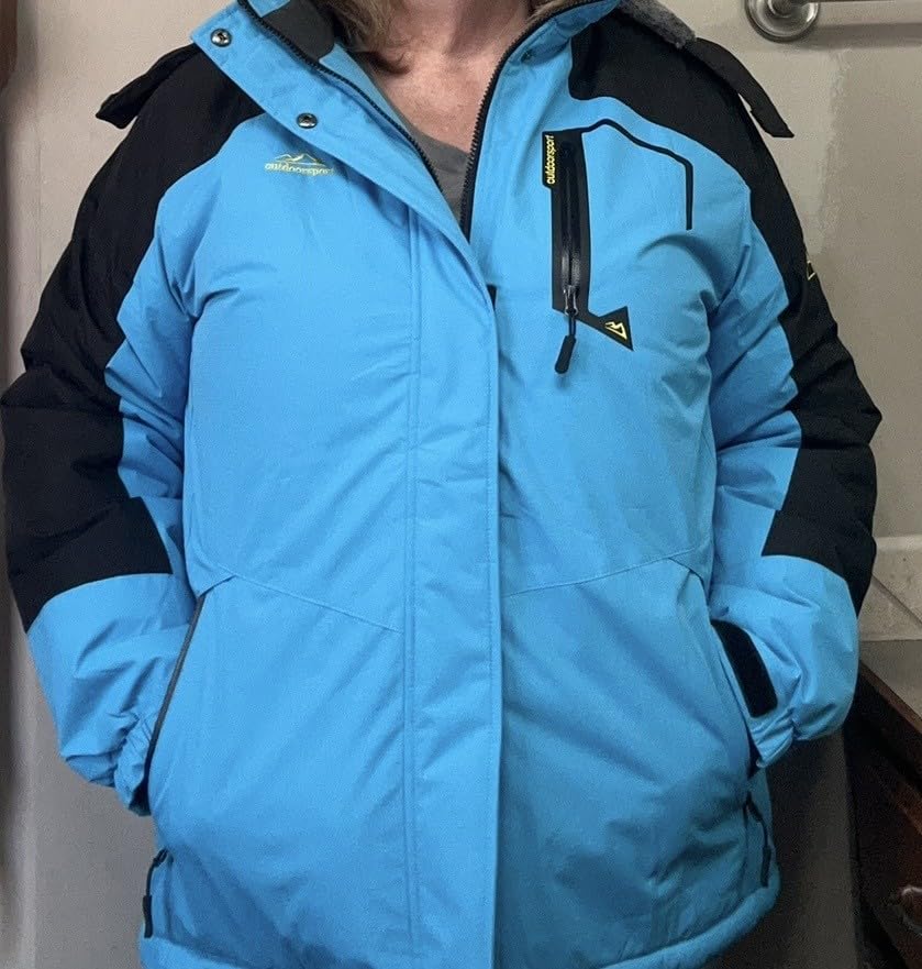 MAGCOMSEN Womens Ski Jacket Waterproof Insulated Snow Jacket Warm Windproof Winter Coats with Hood Fleece Lined Jacket customer photo 2