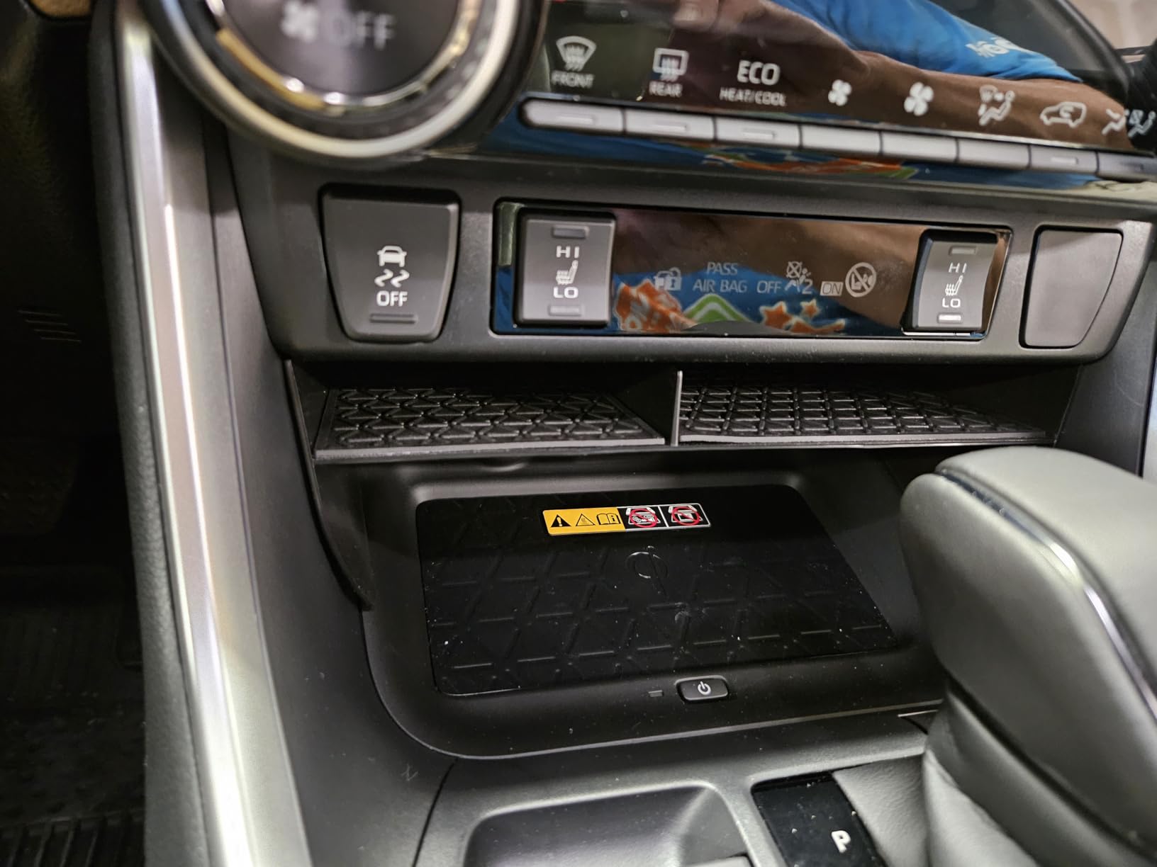 DIAMOOKY Upgraded Center Console Organizer Compatible with Toyota RAV4 2025 2024 2023 2022 2021 2020 2019 Interior Accessories, Gear Shift Storage Tray Secondary Box Insert Divider - 2pcs customer photo 2