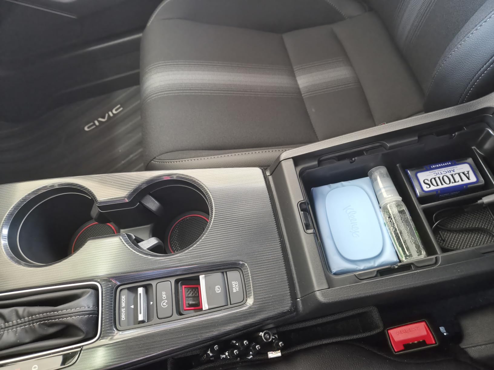 TTCR-II Compatible with Honda Civic Center Console Organizer 2022-2025 2026, for Civic Console Organizer Tray (Upper), Center Armrest Storage Box for EX LX Sport Touring (Not Fit Type R and Si) customer photo 1