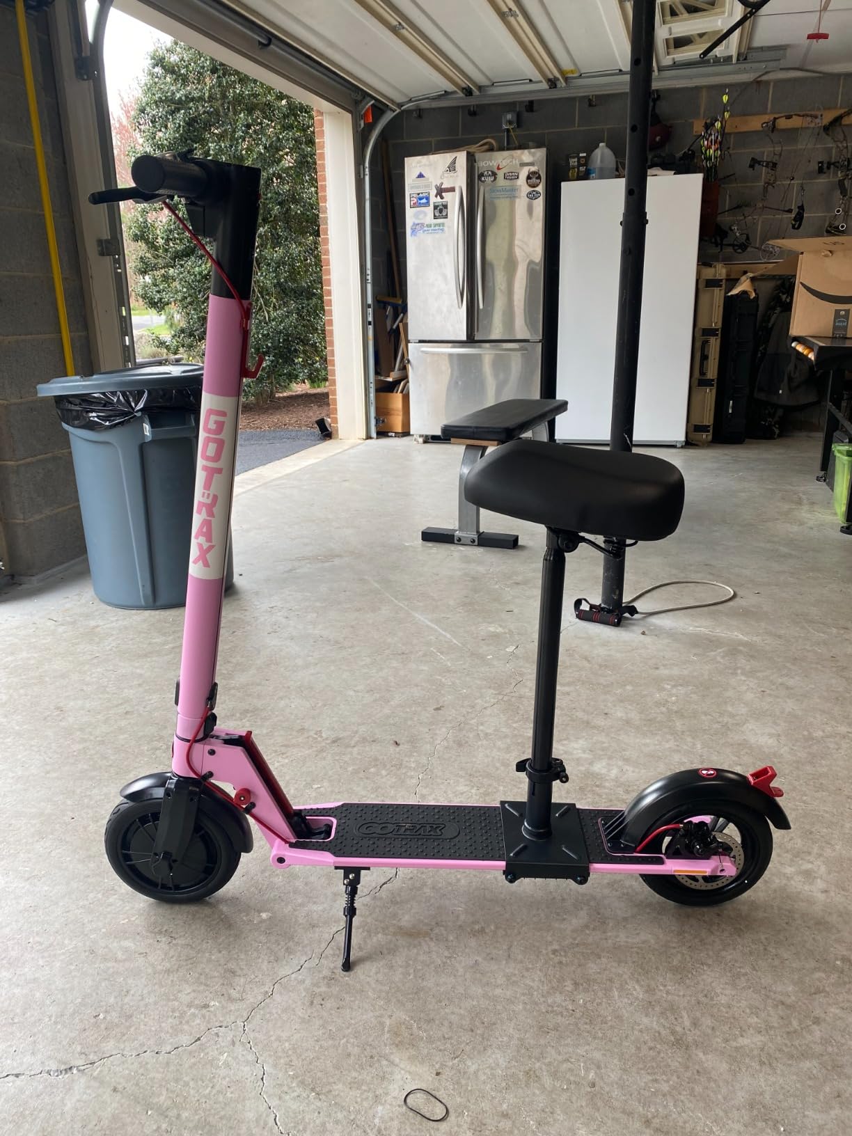 Gotrax Electric Scooter Seat - Exclusive for Adult Scooter Models GXL V2 & XR Ultra, Adjustable Comfort with Shockproof Design, Black (Saddle Basic) customer photo 1