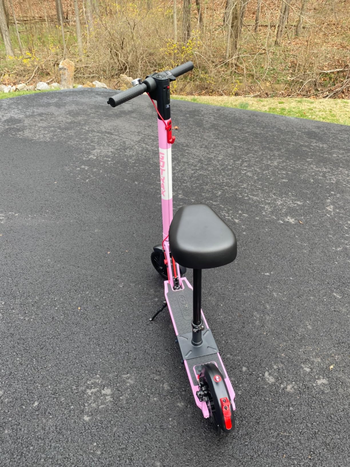 Gotrax Electric Scooter Seat - Exclusive for Adult Scooter Models GXL V2 & XR Ultra, Adjustable Comfort with Shockproof Design, Black (Saddle Basic) customer photo 2