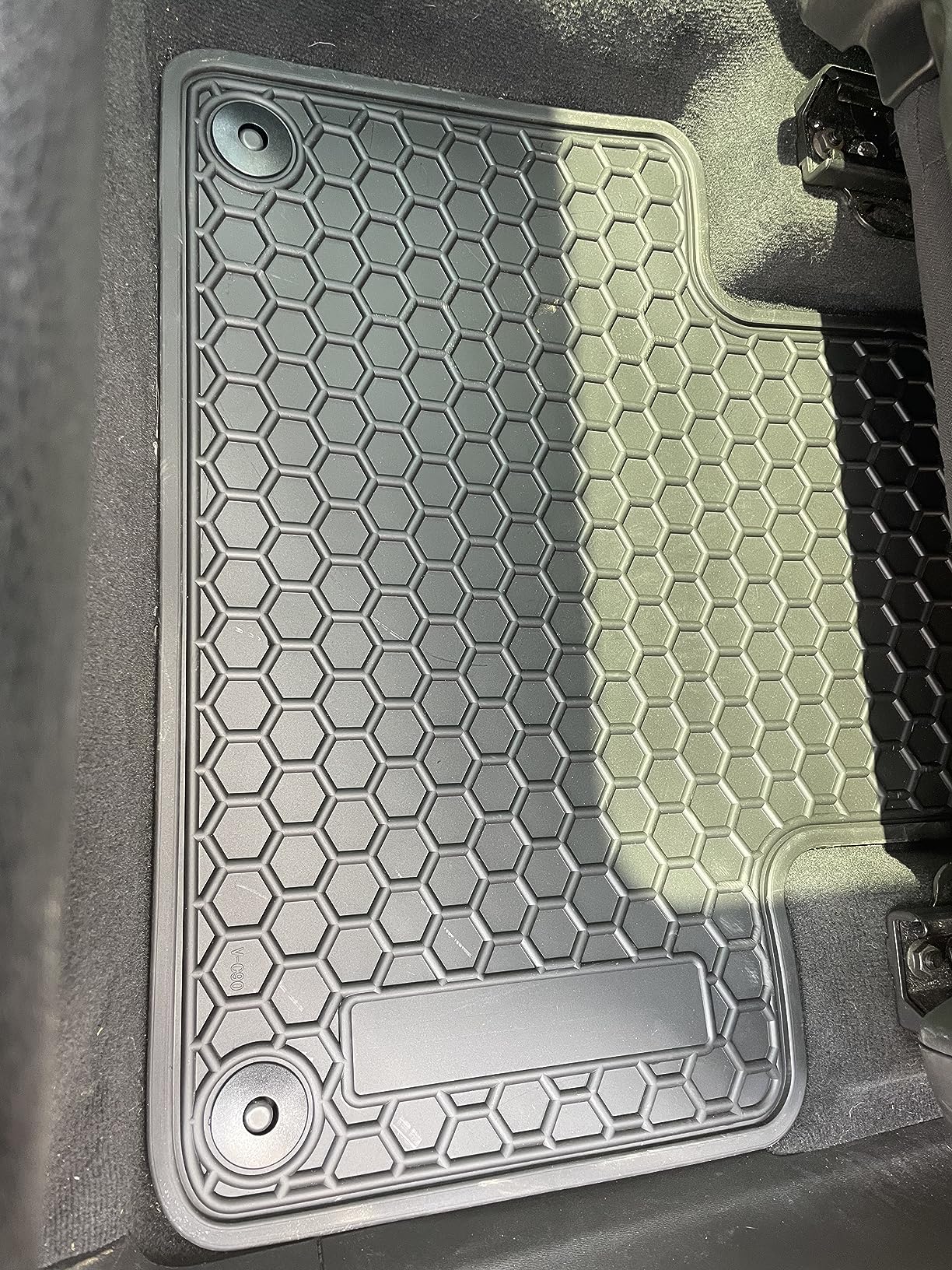 Car Floor Mats Custom Fit for 2016-2026 Volvo XC90 1st + 2nd + 3rd Row Black Rubber Auto Liner Mats All Weather Protection Heavy Duty Odorless customer photo 2