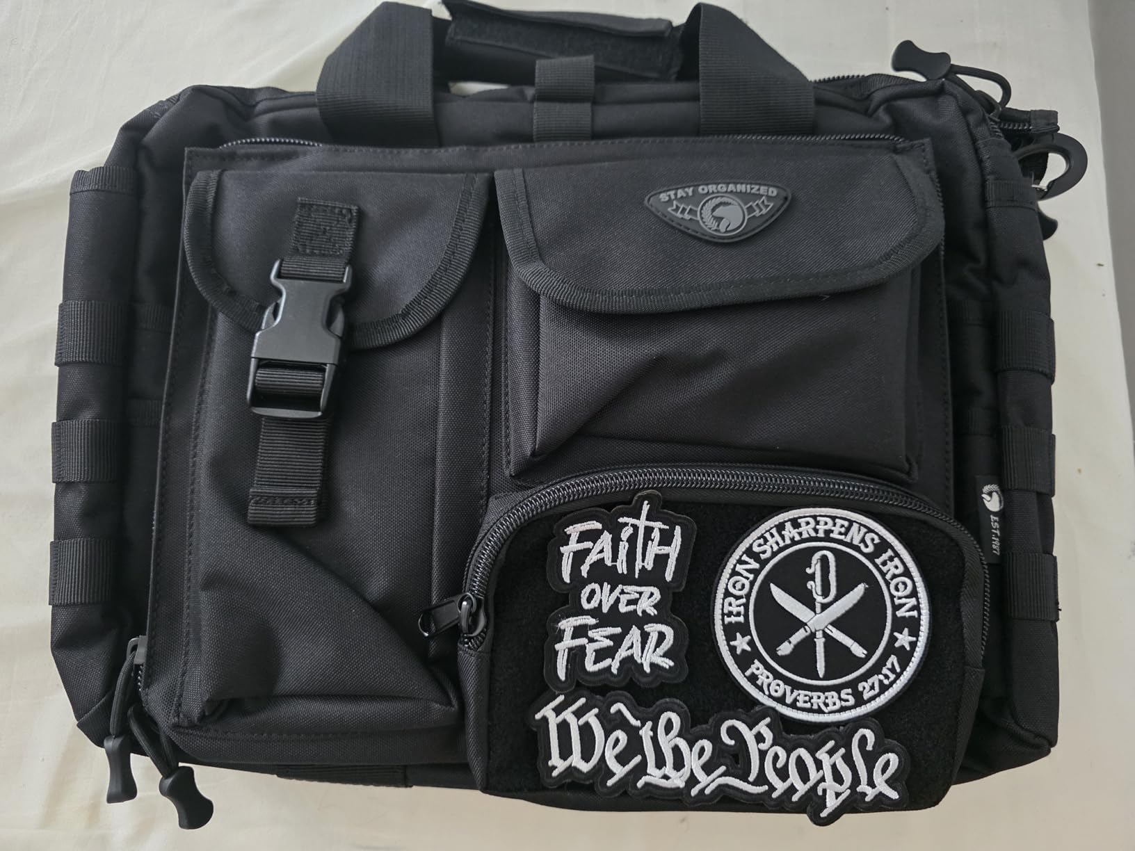 Stypos Tactical Messenger Bag, 14inch/15.6inch/17.3inch Briefcase for Man Military Laptop Bag, Flight Work Bags for Pilots customer photo 2