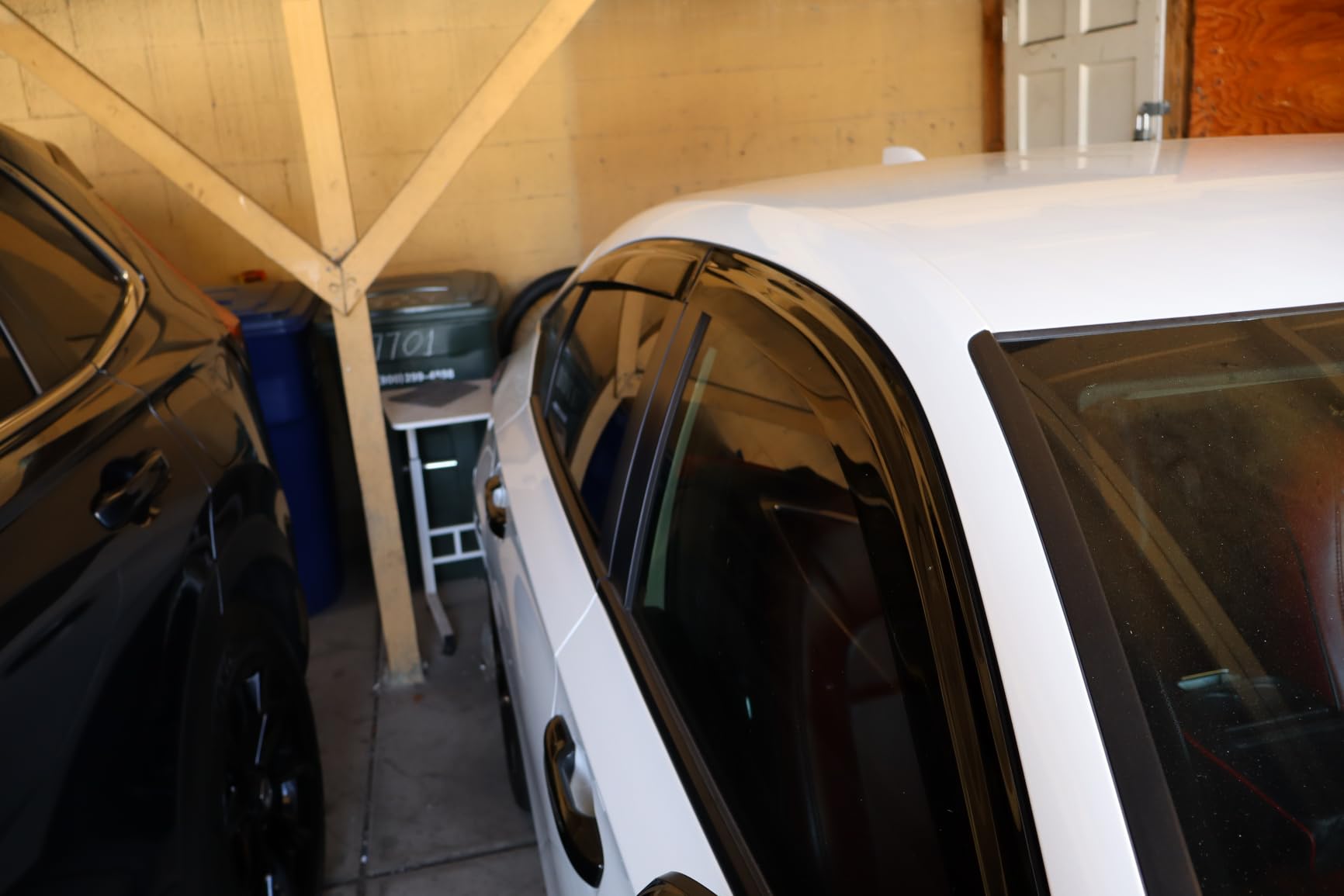 2022-2026 Tape-On Side Window Visor Deflectors for Subaru WRX Smoke Tinted Rain Guards Premium Limited GT 2023 2024 2025 customer photo 2