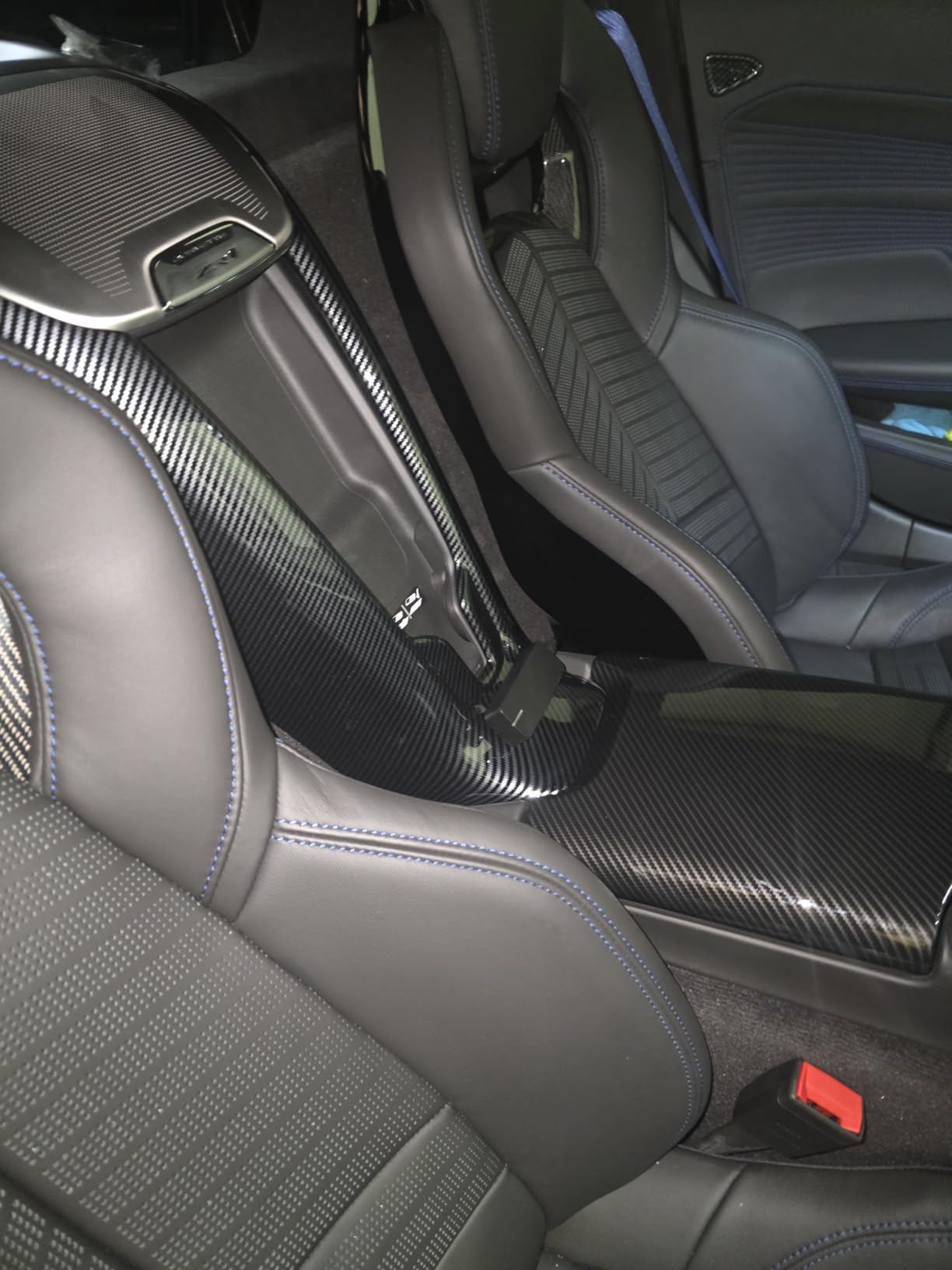 crosselec Carbon Fiber Interior Center Console Dashboard Instrument Frame Cover Trims for Chevrolet Corvette C8 2020-2025 Decoration Accessories customer photo 1