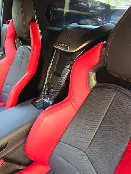 crosselec Carbon Fiber Interior Center Console Dashboard Instrument Frame Cover Trims for Chevrolet Corvette C8 2020-2025 Decoration Accessories customer photo 2