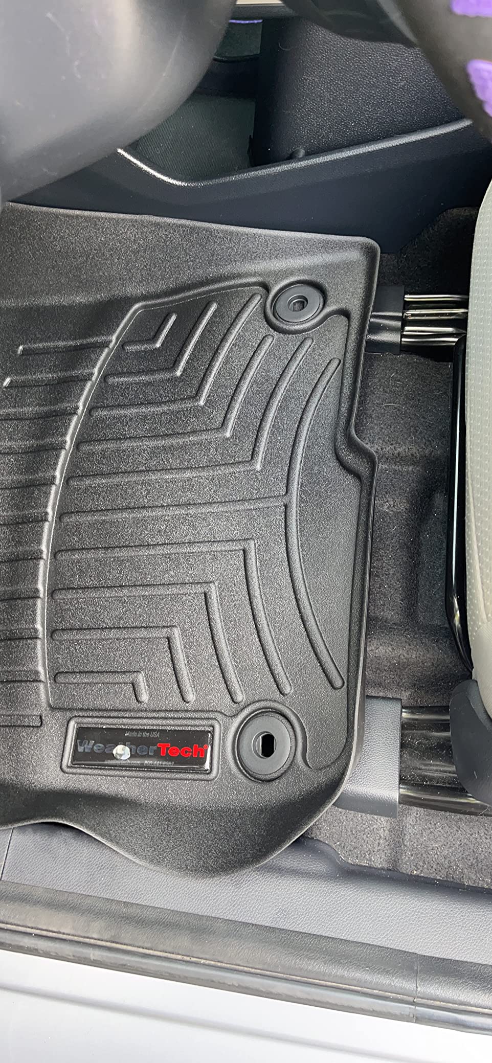 WeatherTech Custom Fit FloorLiners for Acura adx, HR-V, 1st & 2nd Row (441746-1-2), Black customer photo 2